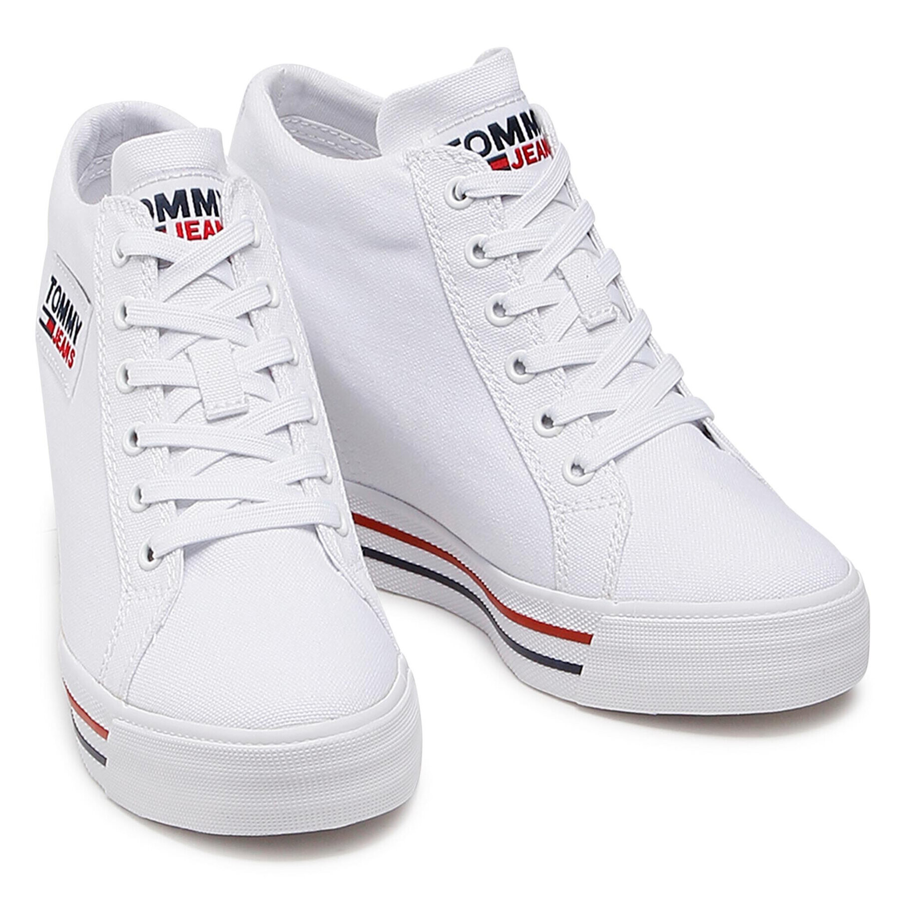 Tommy Jeans Sneakersy Wedgr Sneaker EN0EN01346 Biela - Pepit.sk