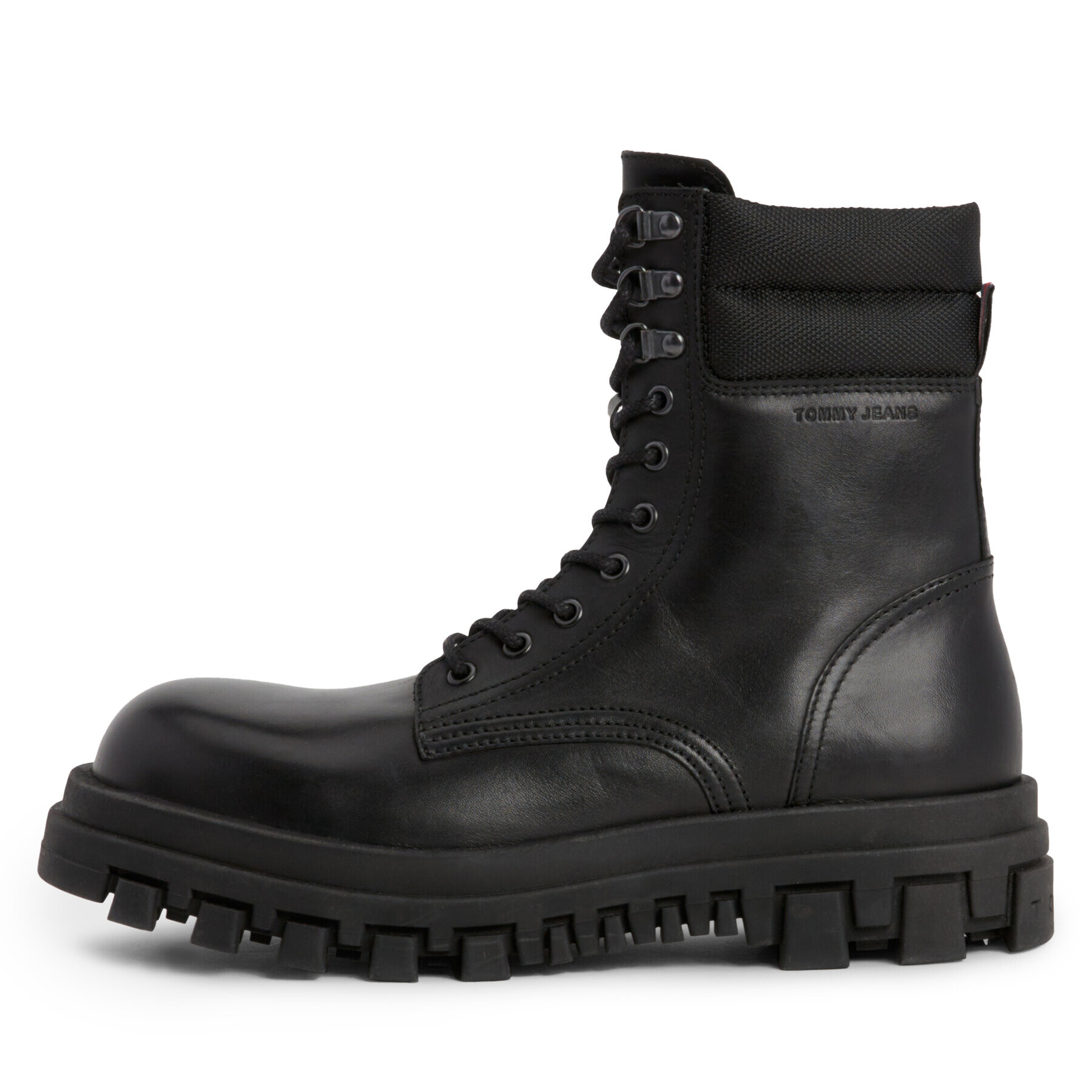 Tommy Jeans Šnurovacia obuv Tjm Elevated Outsole Boot EM0EM01251 Čierna - Pepit.sk