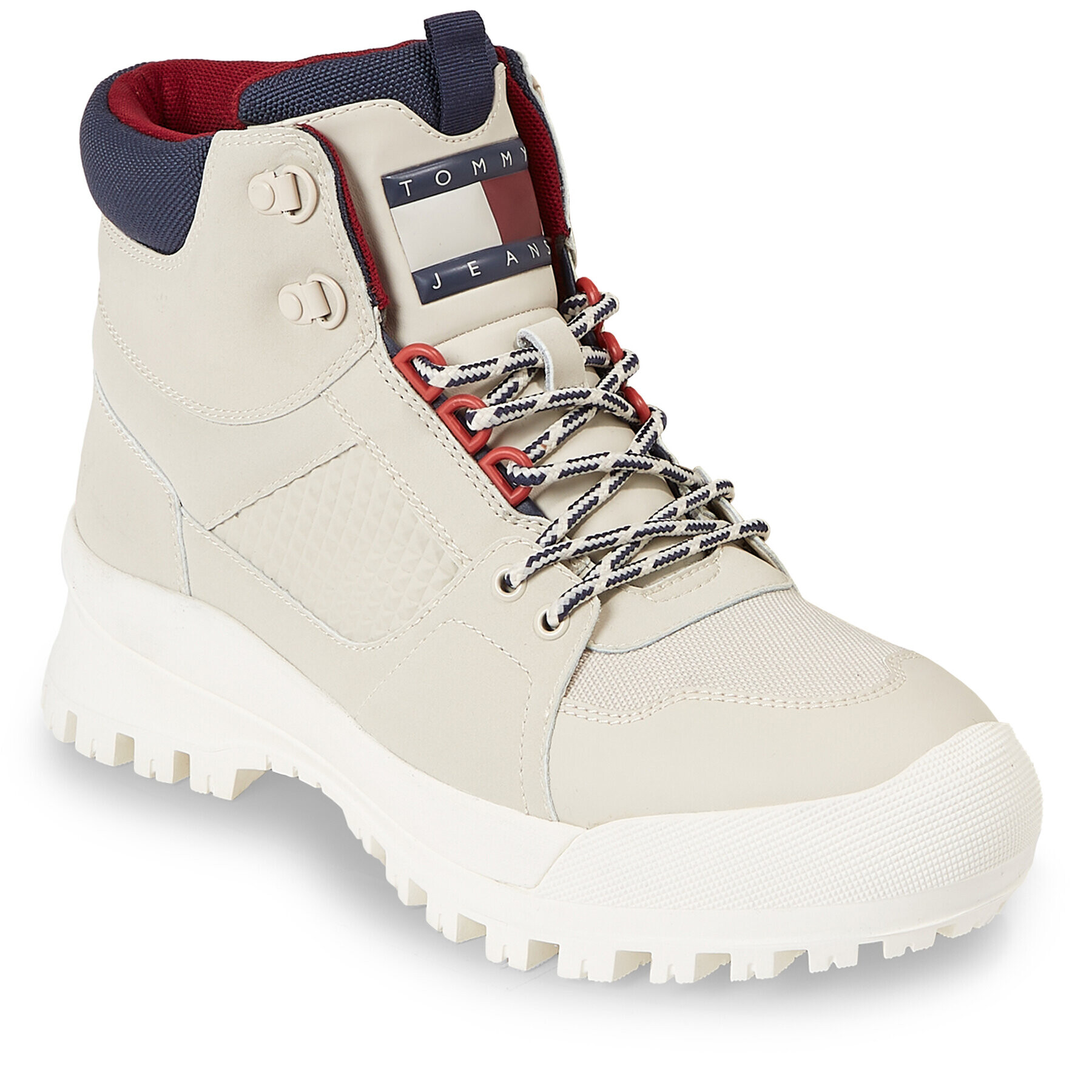 Tommy Jeans Šnurovacia obuv Tjm Urbans Boot Mid EM0EM01339 Ružová - Pepit.sk