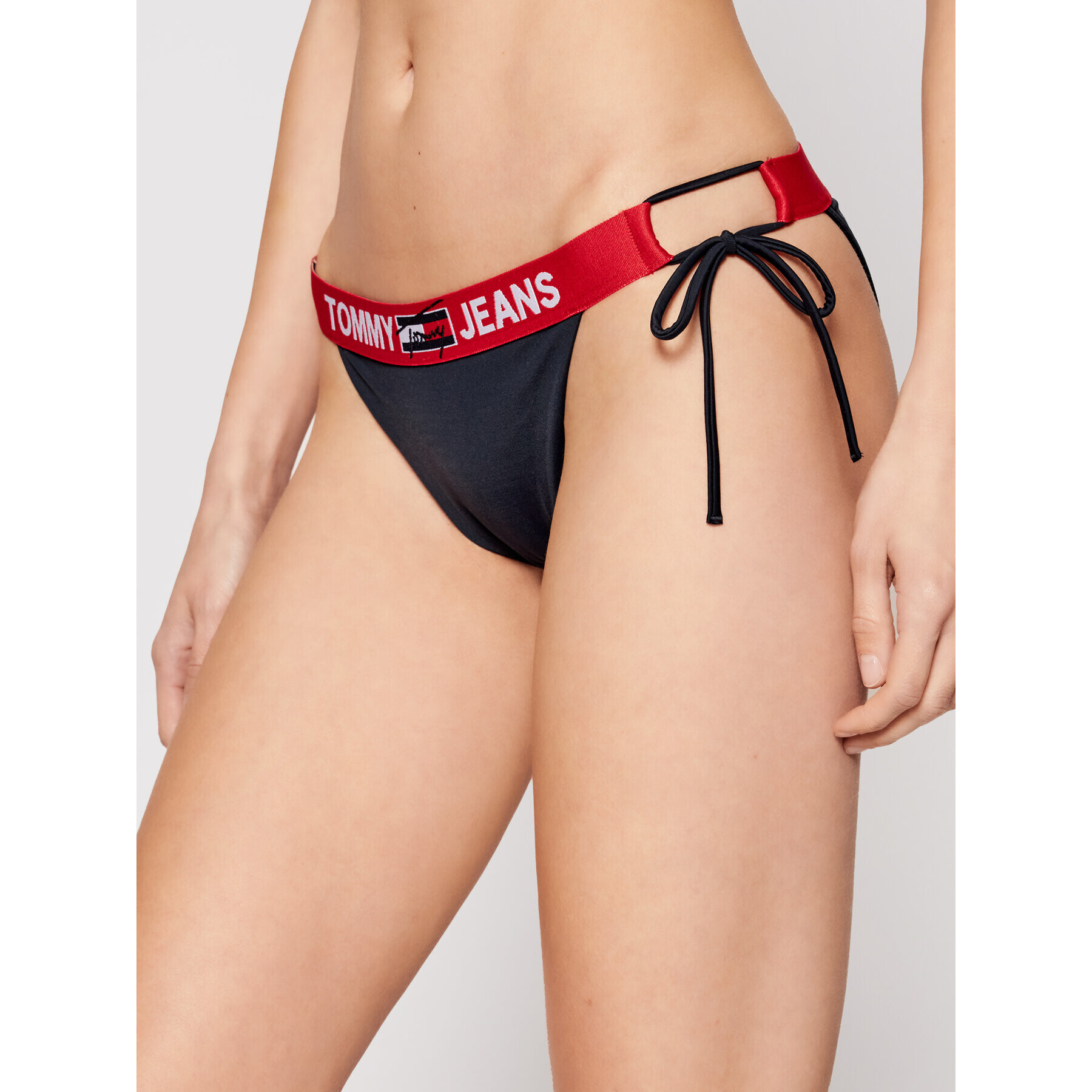 Tommy Jeans Spodný diel bikín Cheeky String UW0UW02944 Tmavomodrá - Pepit.sk