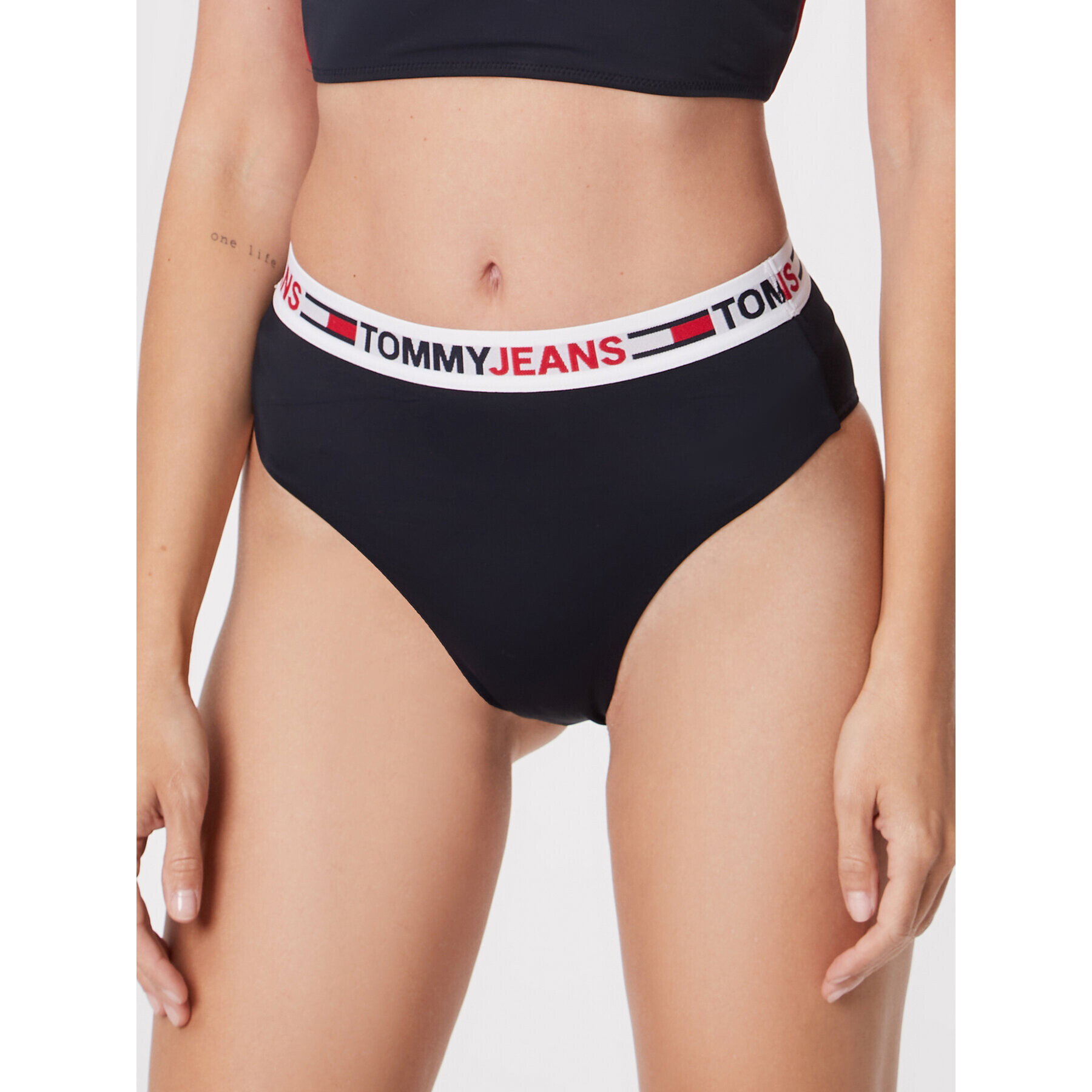 Tommy Jeans Spodný diel bikín UW0UW03402 Tmavomodrá - Pepit.sk