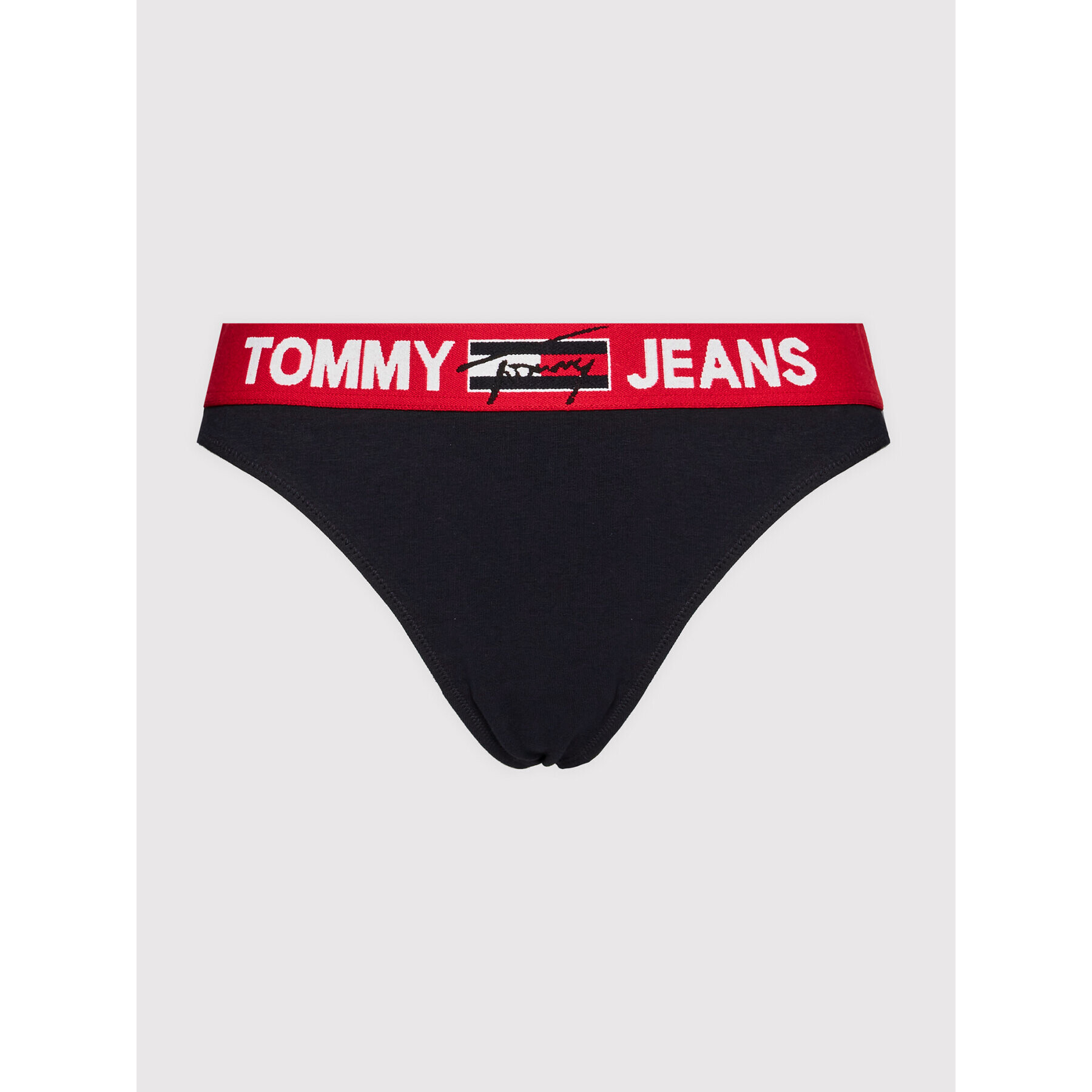 Tommy Jeans Stringové nohavičky UW0UW02823 Tmavomodrá - Pepit.sk