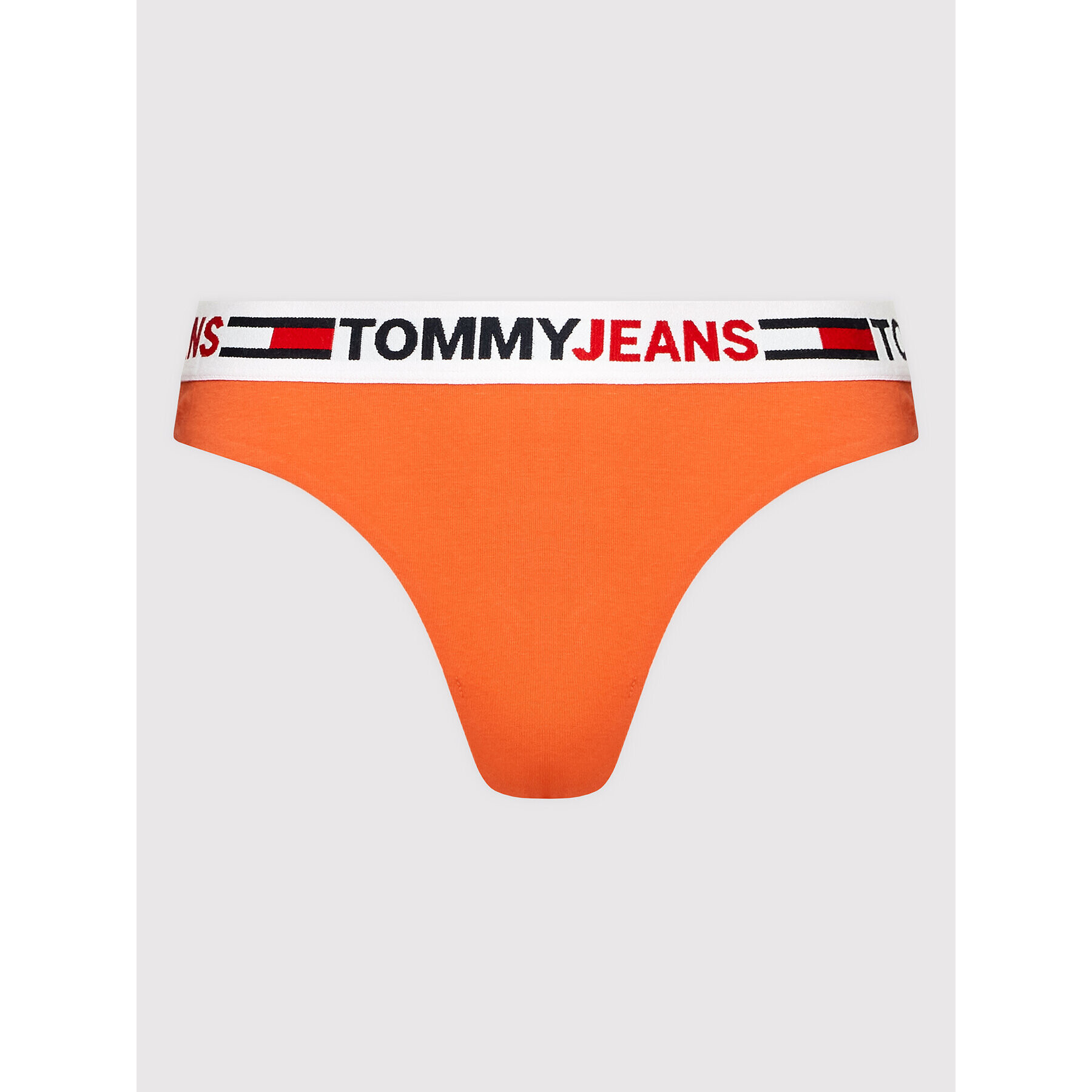 Tommy Jeans Stringové nohavičky UW0UW03529 Oranžová - Pepit.sk