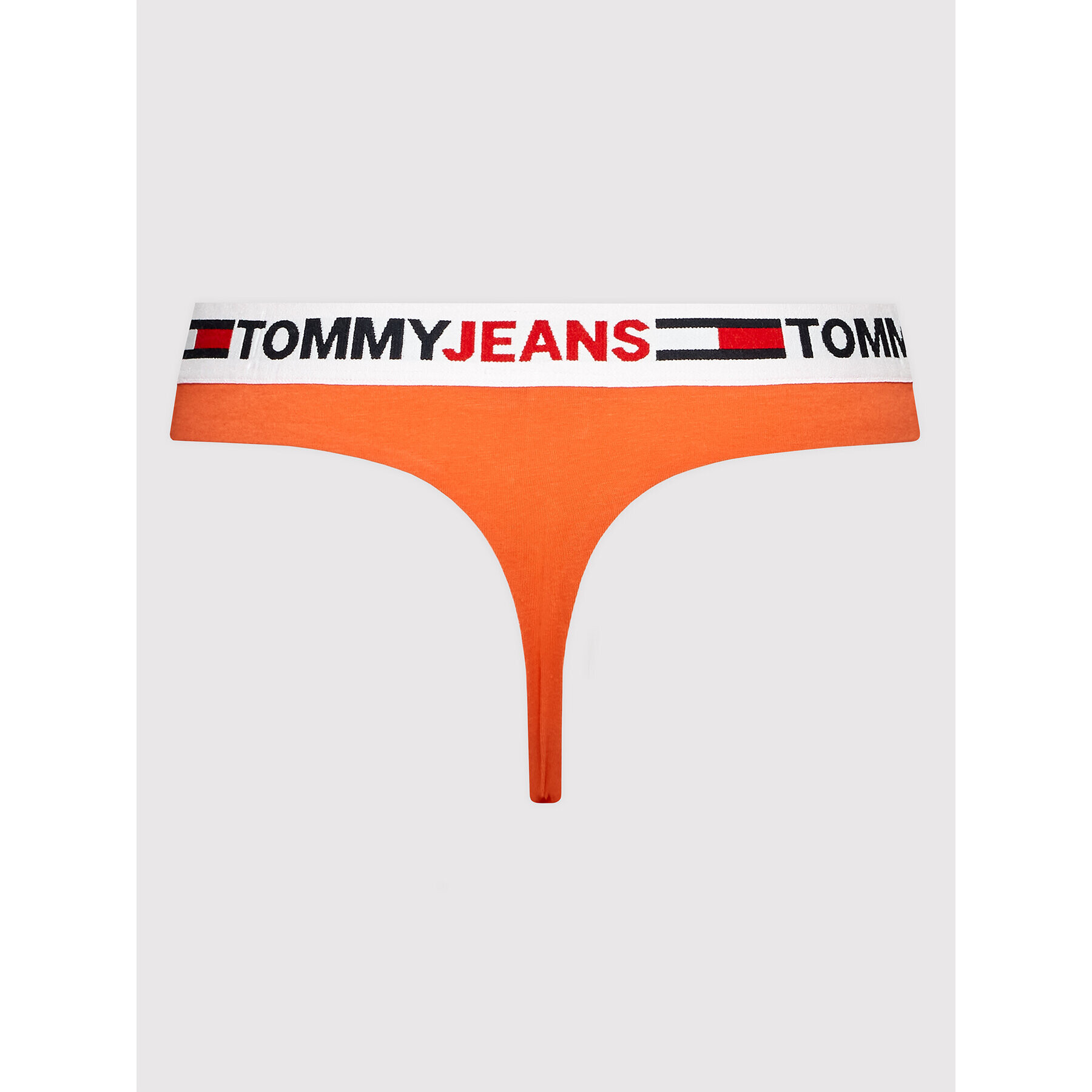 Tommy Jeans Stringové nohavičky UW0UW03529 Oranžová - Pepit.sk