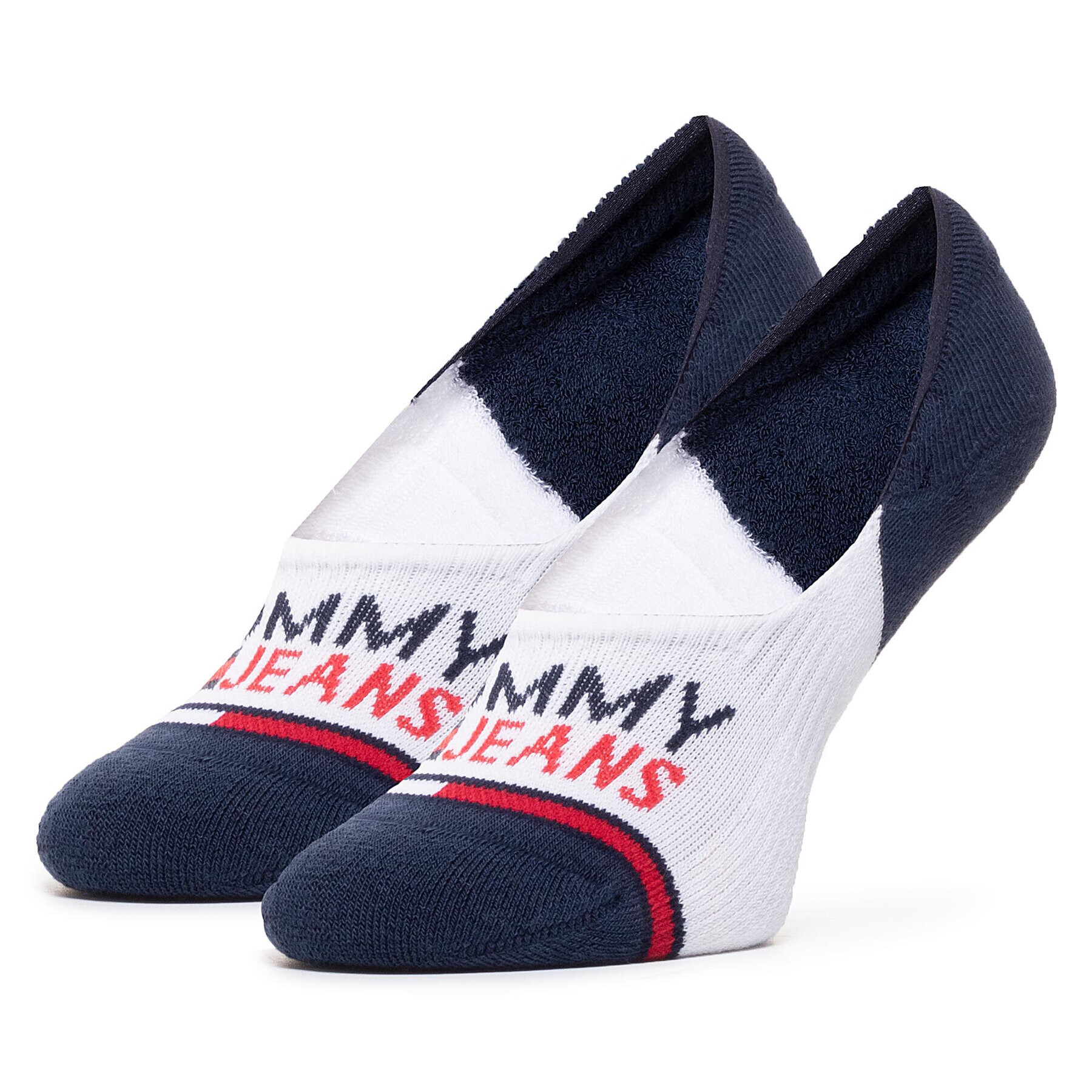 Tommy Jeans Súprava 2 párov krátkych ponožiek unisex 100000403 Biela - Pepit.sk