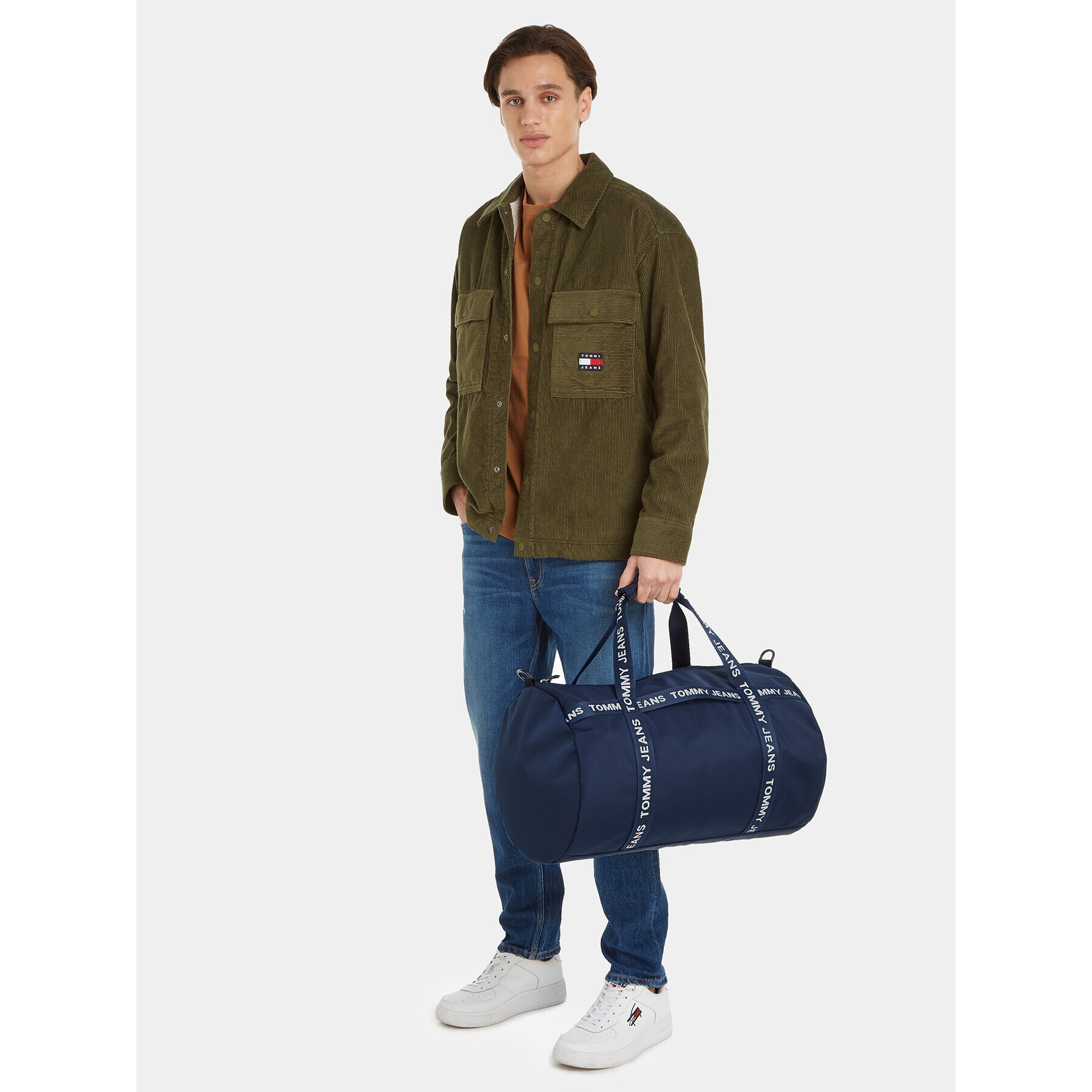 Tommy Jeans Taška Tjm Essential Duffle AM0AM11523 Tmavomodrá - Pepit.sk