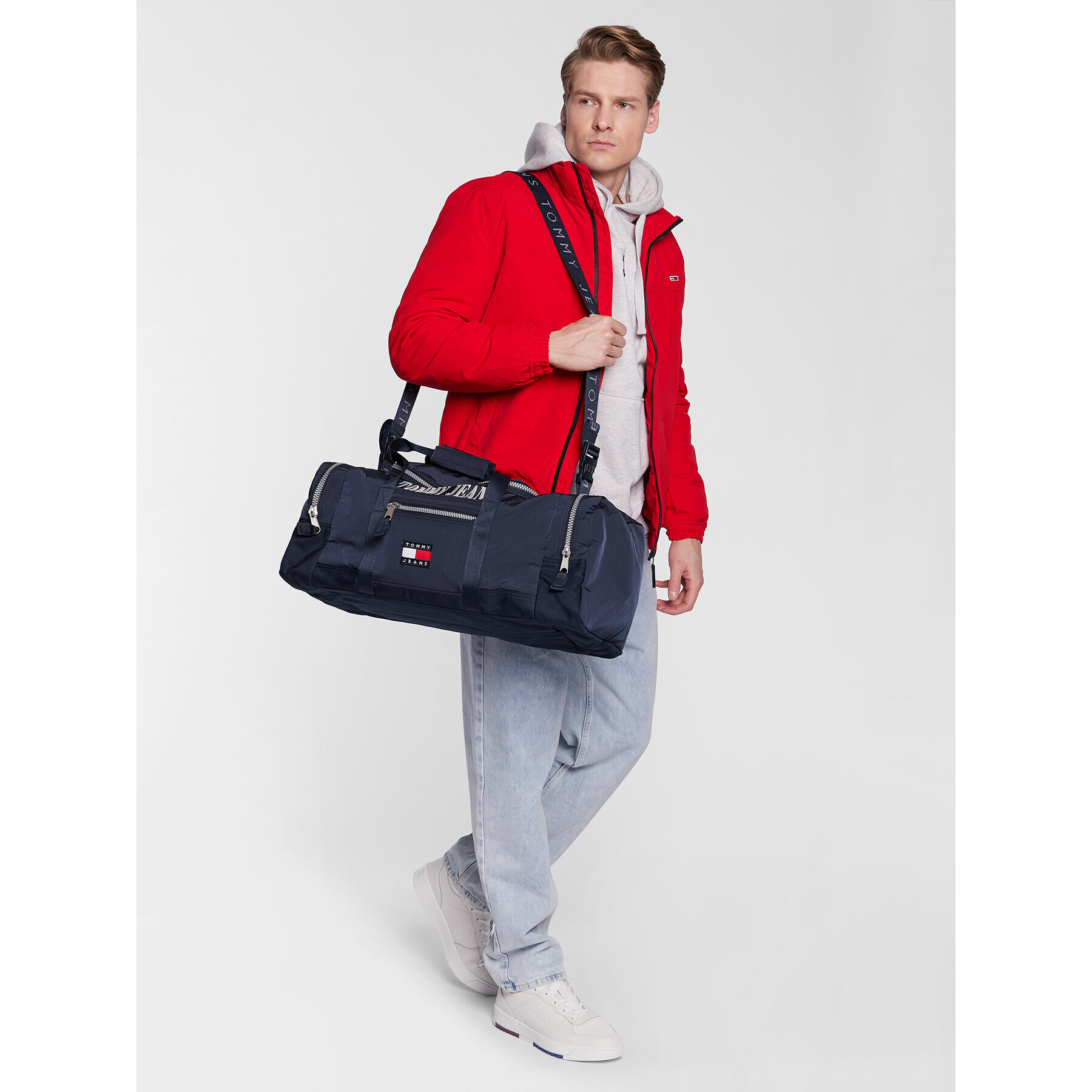 Tommy Jeans Taška Tjm Heritage Duffle AM0AM10720 Tmavomodrá - Pepit.sk