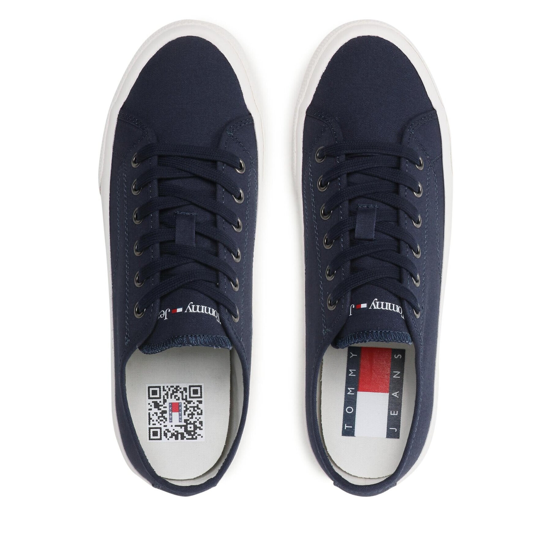 Tommy Jeans Tenisky Canvas Sneaker EM0EM01299 Tmavomodrá - Pepit.sk