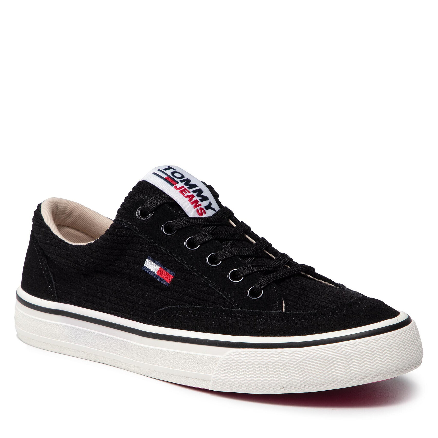 Tommy Jeans Tenisky Corduroy Skate Sneaker EN0EN01508 Čierna - Pepit.sk