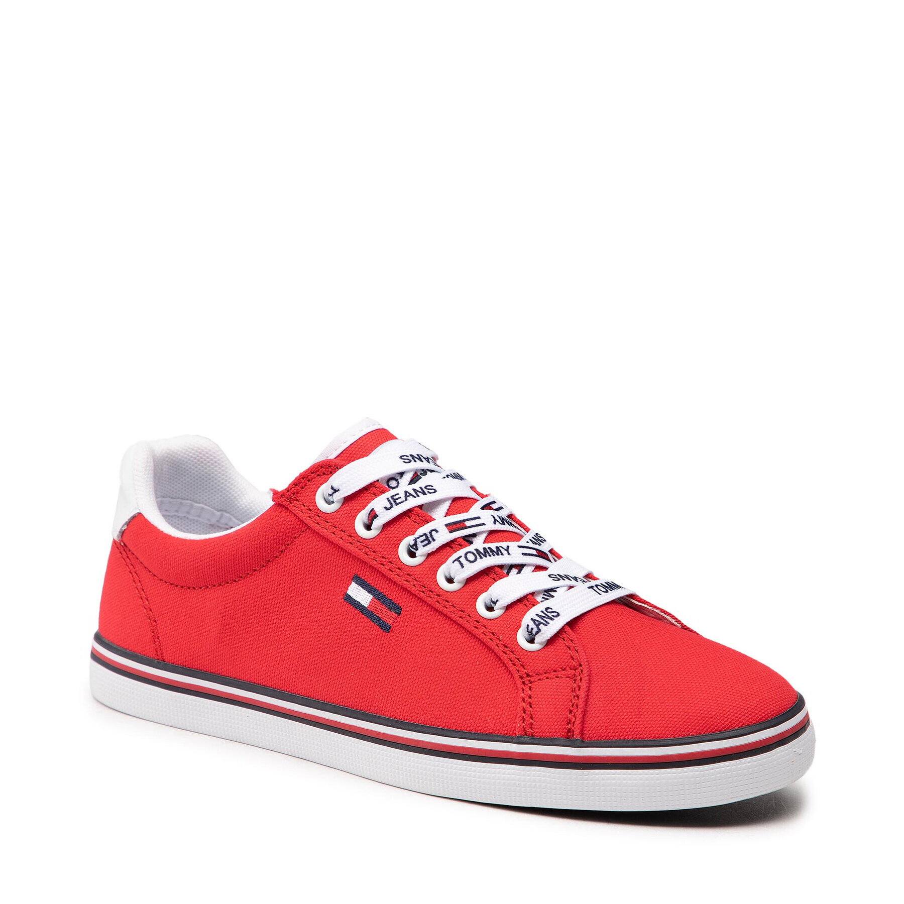 Tommy Jeans Tenisky Essential Lace Up Sneaker EN0EN00786 Červená - Pepit.sk