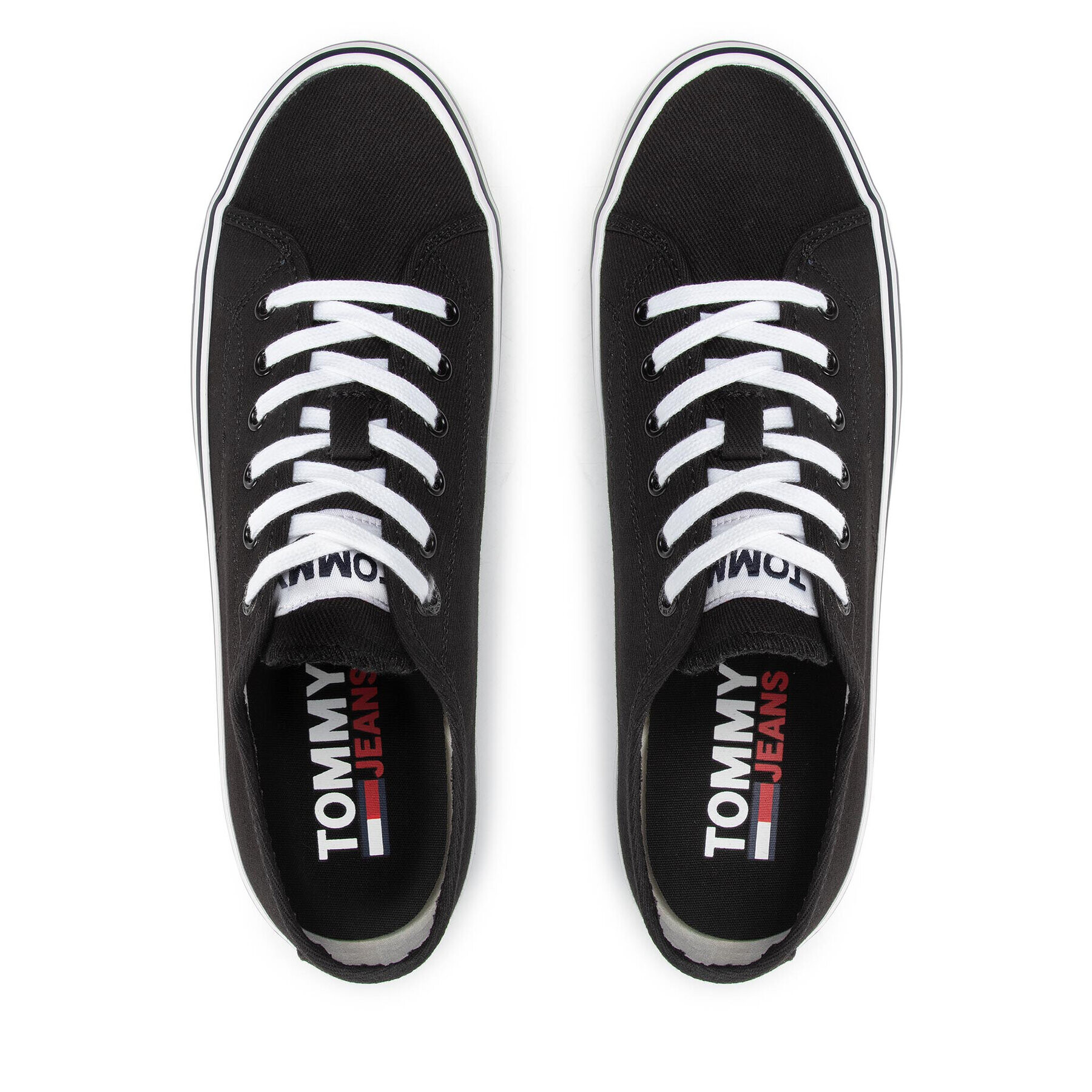 Tommy Jeans Tenisky Essential Low Cut EM0EM00962 Čierna - Pepit.sk