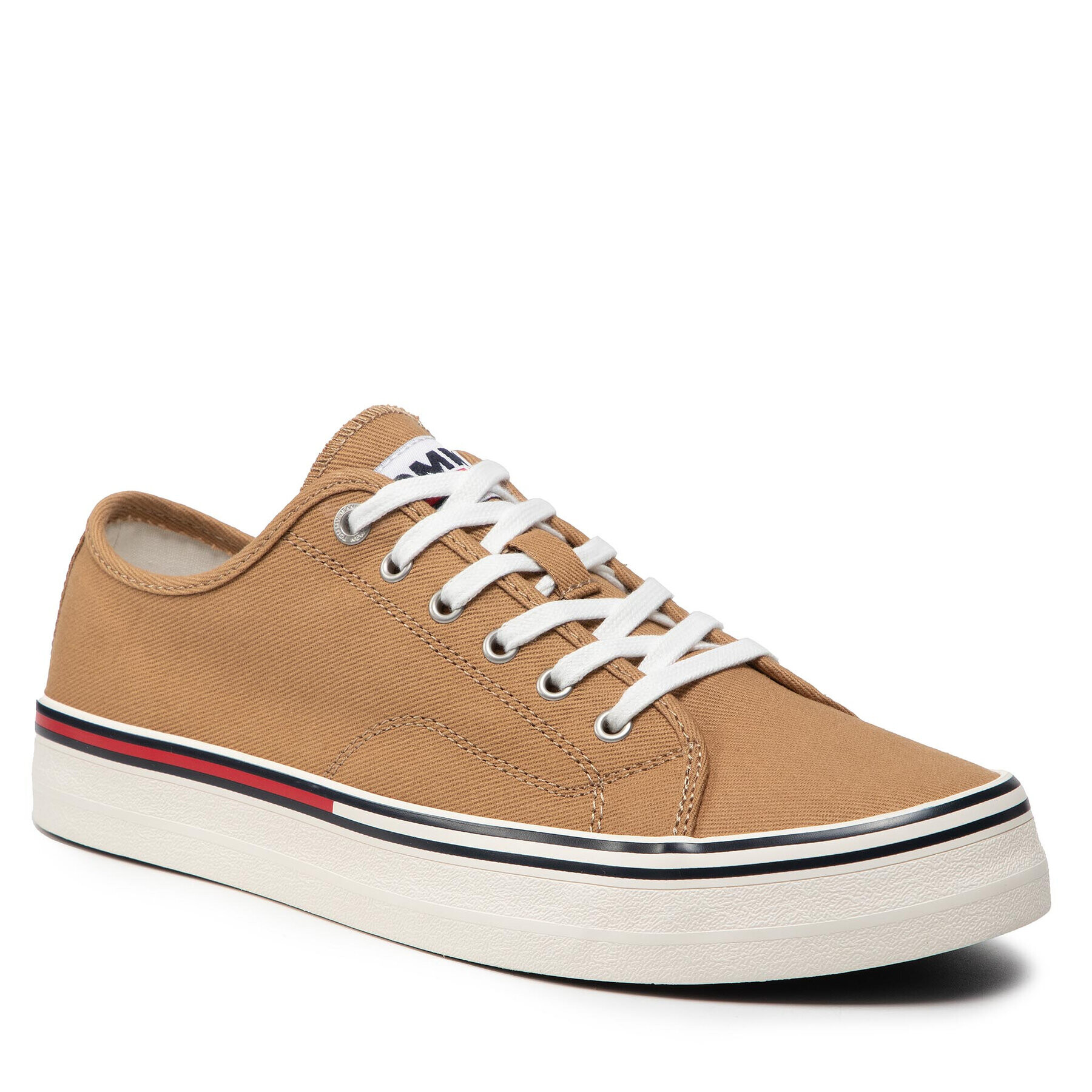 Tommy Jeans Tenisky Essential Low Cut EM0EM00962 Hnedá - Pepit.sk