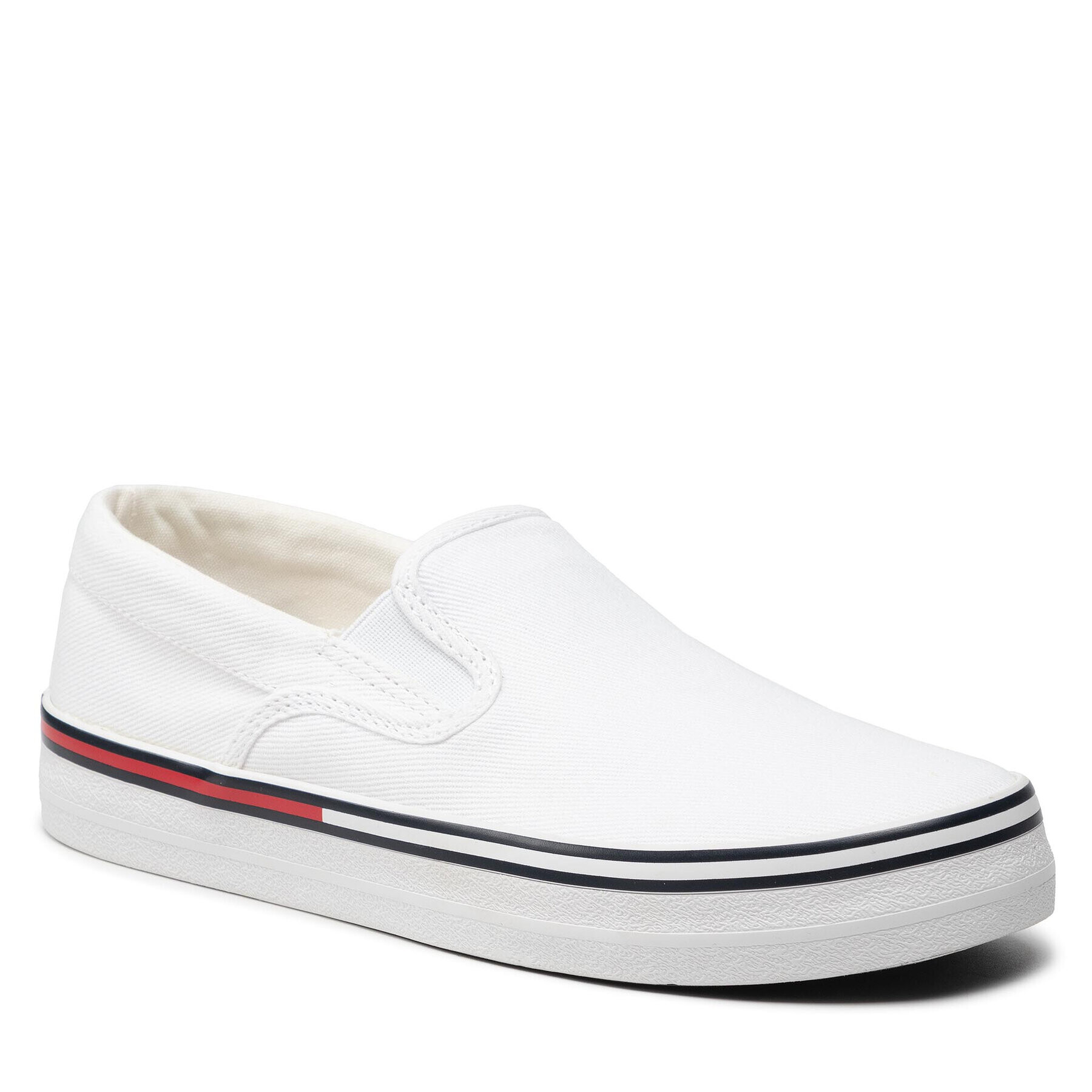 Tommy Jeans Tenisky Essential Slipon Wmn EN0EN01822 Biela - Pepit.sk