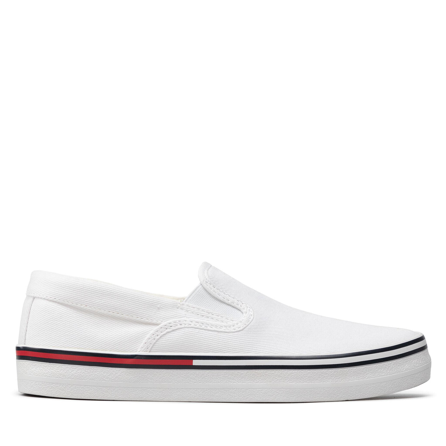 Tommy Jeans Tenisky Essential Slipon Wmn EN0EN01822 Biela - Pepit.sk