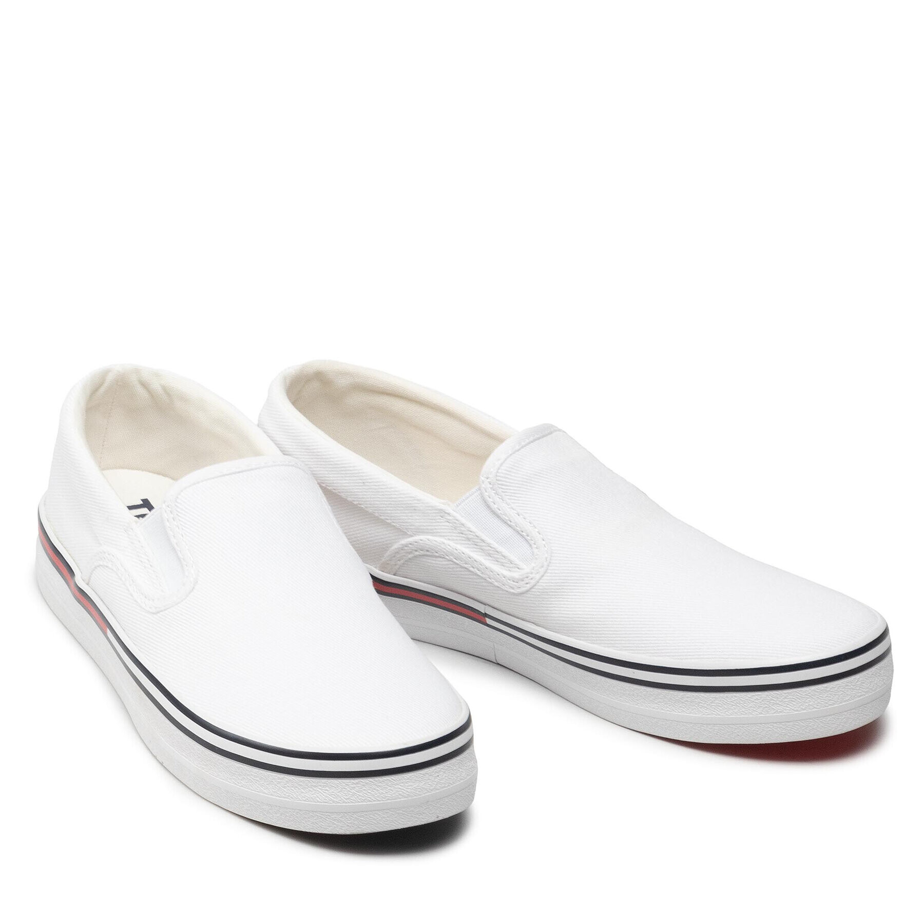 Tommy Jeans Tenisky Essential Slipon Wmn EN0EN01822 Biela - Pepit.sk