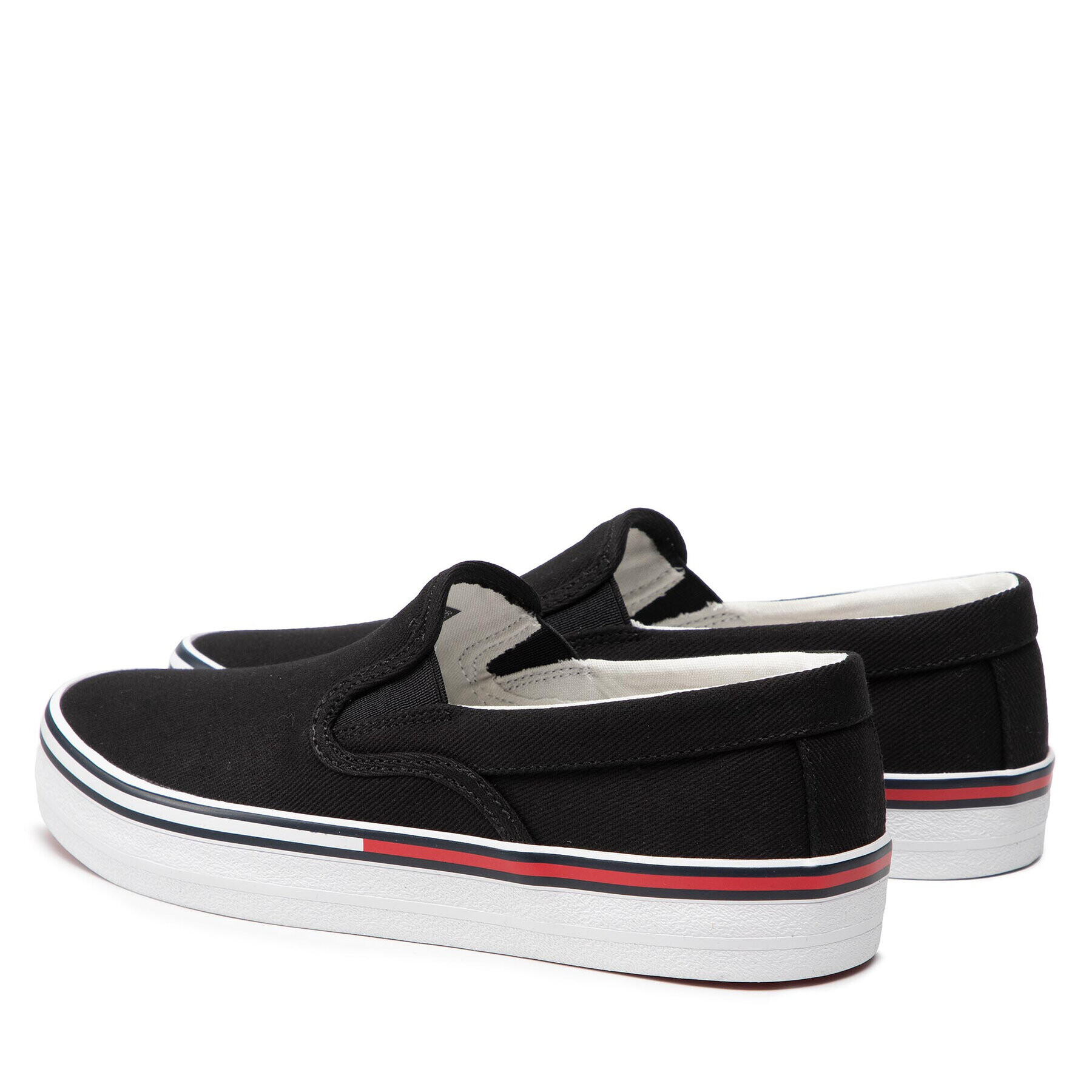 Tommy Jeans Tenisky Essential Slipon Wmn EN0EN01822 Čierna - Pepit.sk