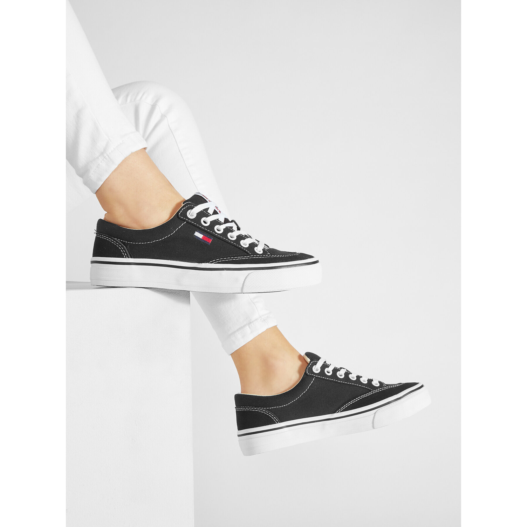 Tommy Jeans Tenisky Low Cut Sneaker EN0EN01420 Čierna - Pepit.sk