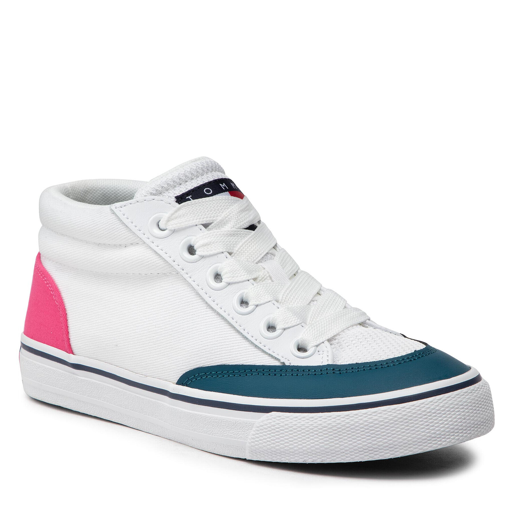 Tommy Jeans Tenisky Mid Playful Vulc Wmn EN0EN01847 Biela - Pepit.sk