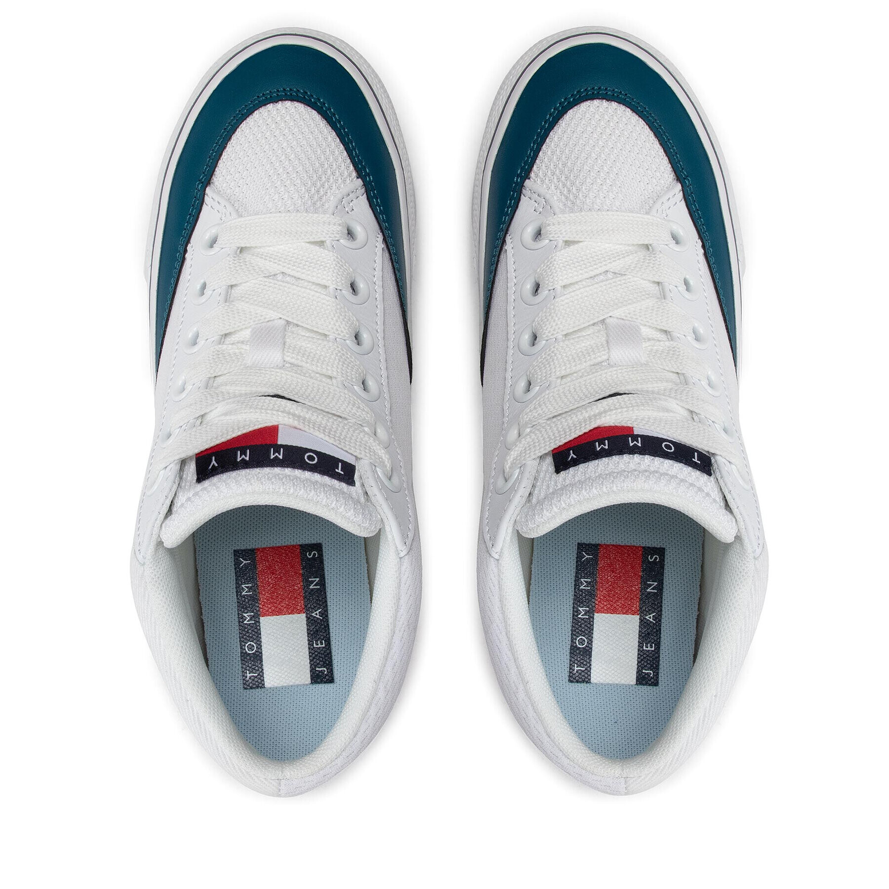 Tommy Jeans Tenisky Mid Playful Vulc Wmn EN0EN01847 Biela - Pepit.sk