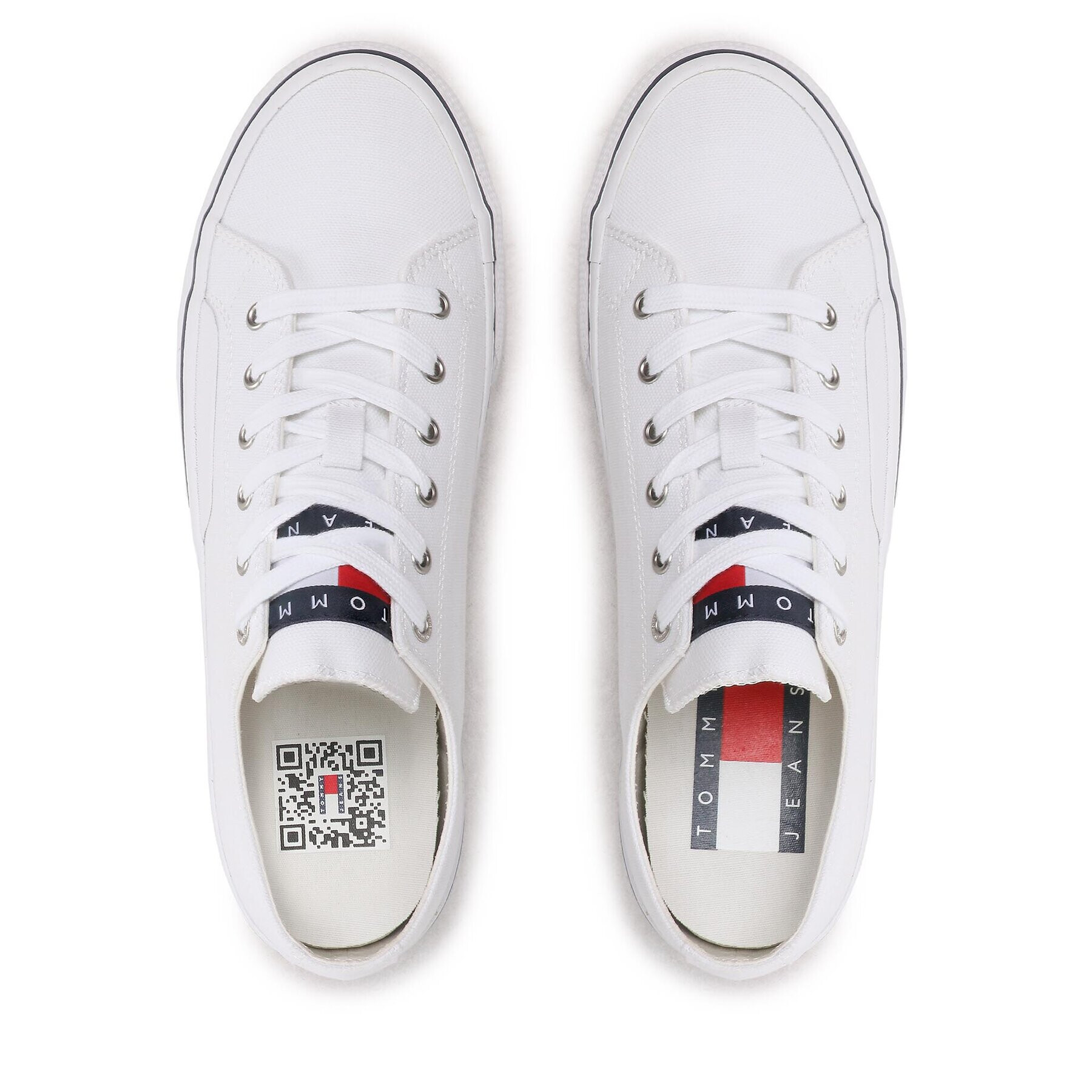 Tommy Jeans Tenisky Skate Canvas Ess EM0EM01175 Biela - Pepit.sk