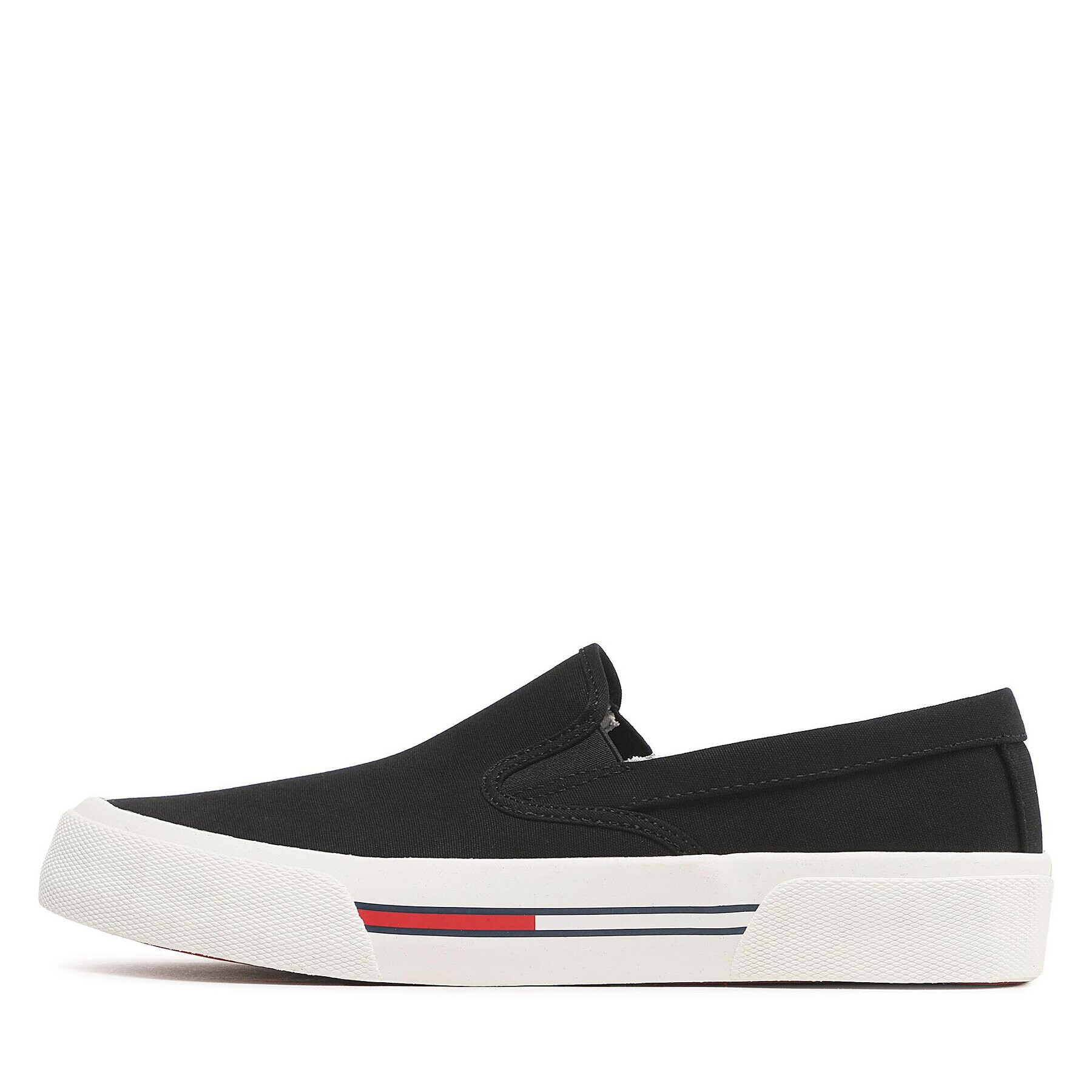 Tommy Jeans Tenisky Slip On Canvas Color EM0EM01156 Čierna - Pepit.sk