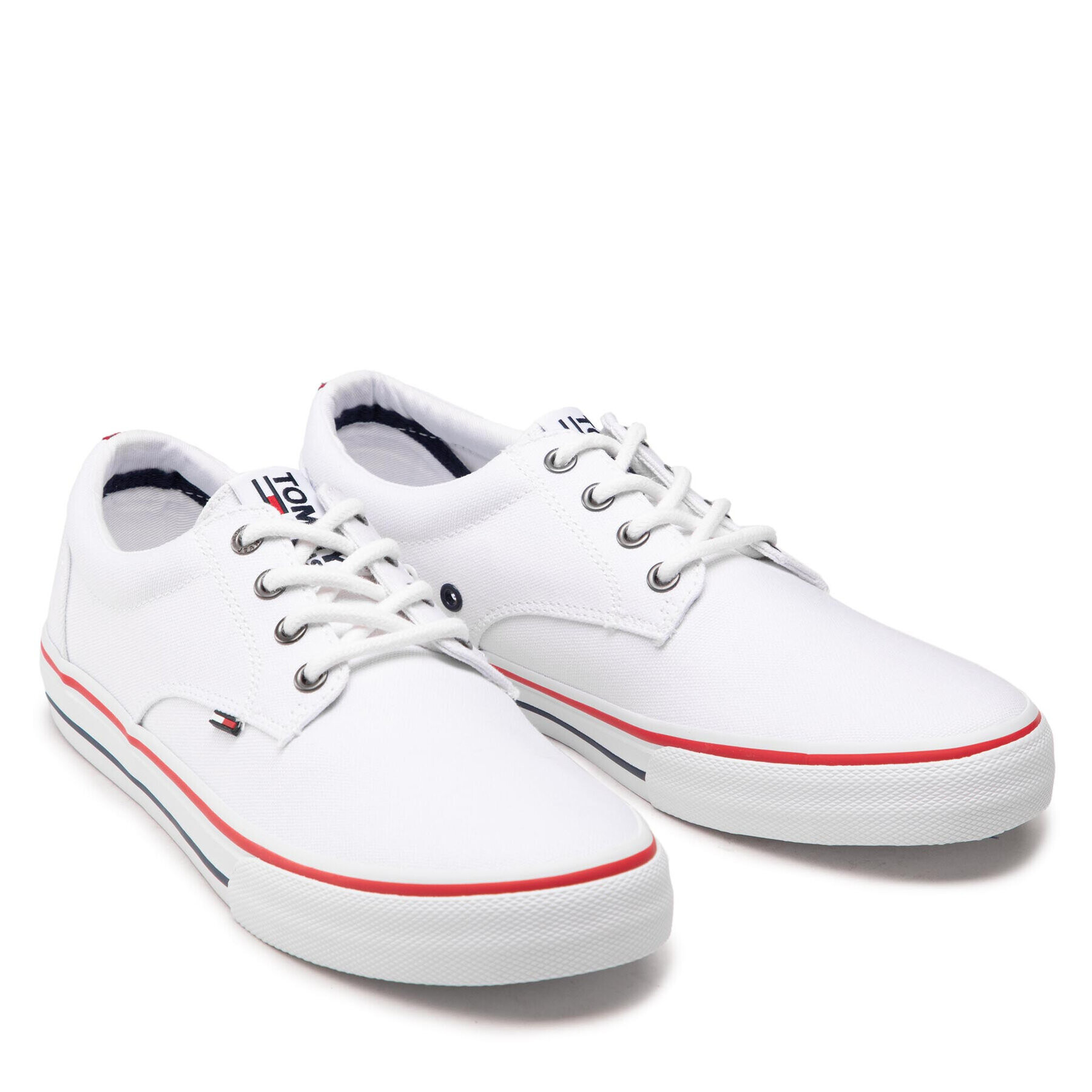 Tommy Jeans Tenisky Textile Sneaker EM0EM00001 Biela - Pepit.sk