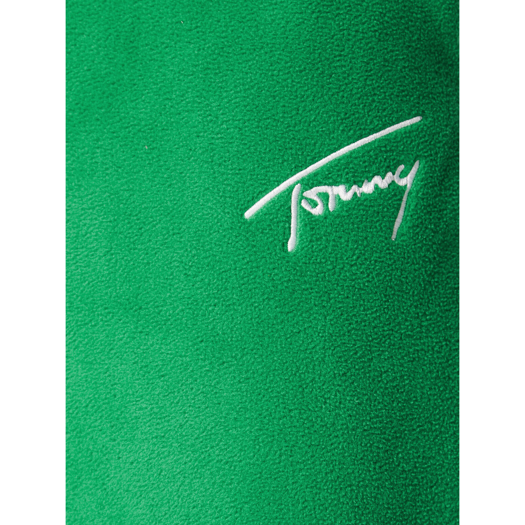 Tommy Jeans Teplákové nohavice Signature Fleece DW0DW14435 Zelená Relaxed Fit - Pepit.sk