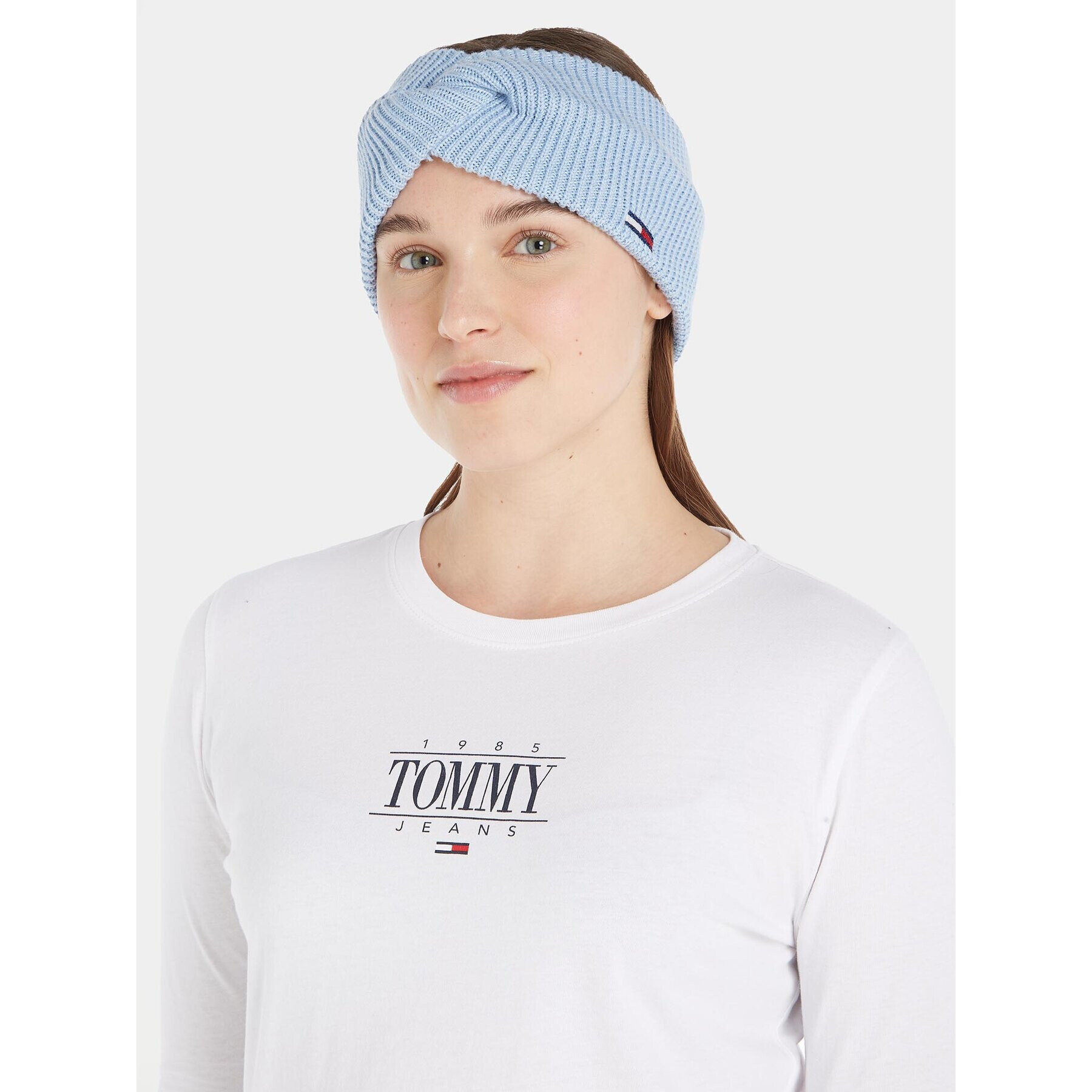 Tommy Jeans Textilná čelenka Tjw Flag Headband AW0AW15475 Modrá - Pepit.sk