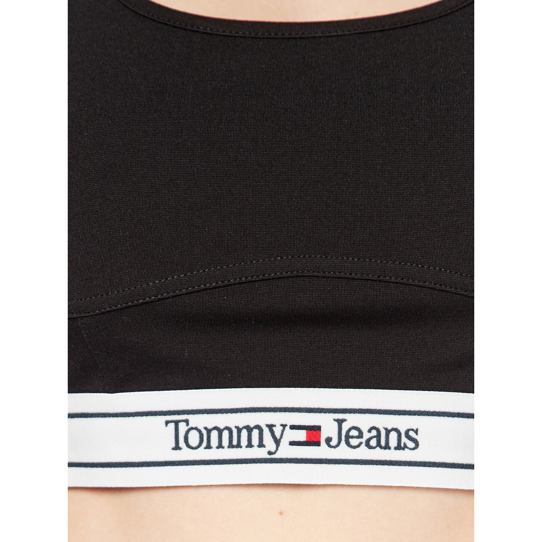 Tommy Jeans Top 0000301978909 Čierna Slim Fit - Pepit.sk