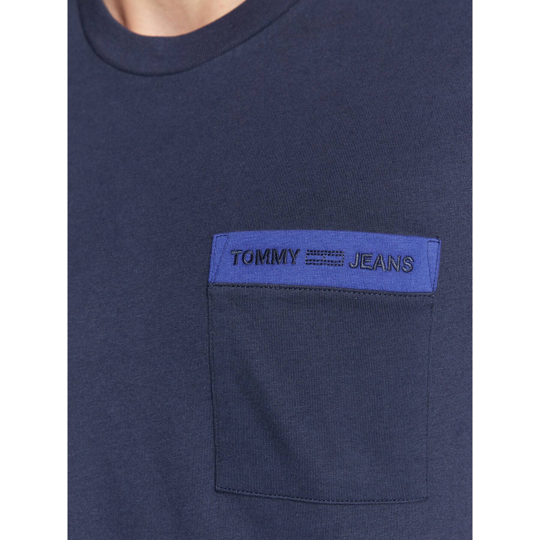 Tommy Jeans Tričko Branded Pocket DM0DM11441 Tmavomodrá Regular Fit - Pepit.sk