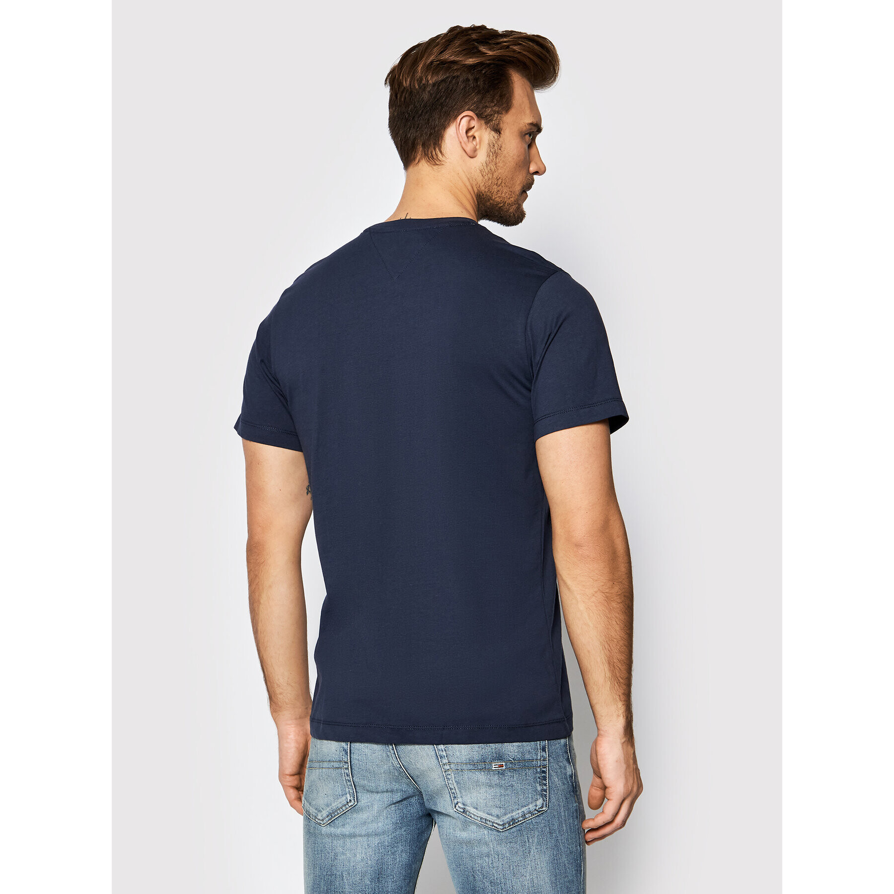 Tommy Jeans Tričko Classic DM0DM09598 Tmavomodrá Regular Fit - Pepit.sk