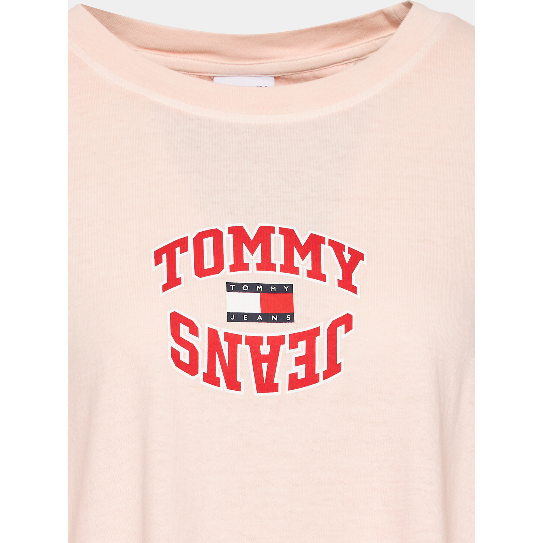 Tommy Jeans Tričko DM0DM16227 Ružová Regular Fit - Pepit.sk