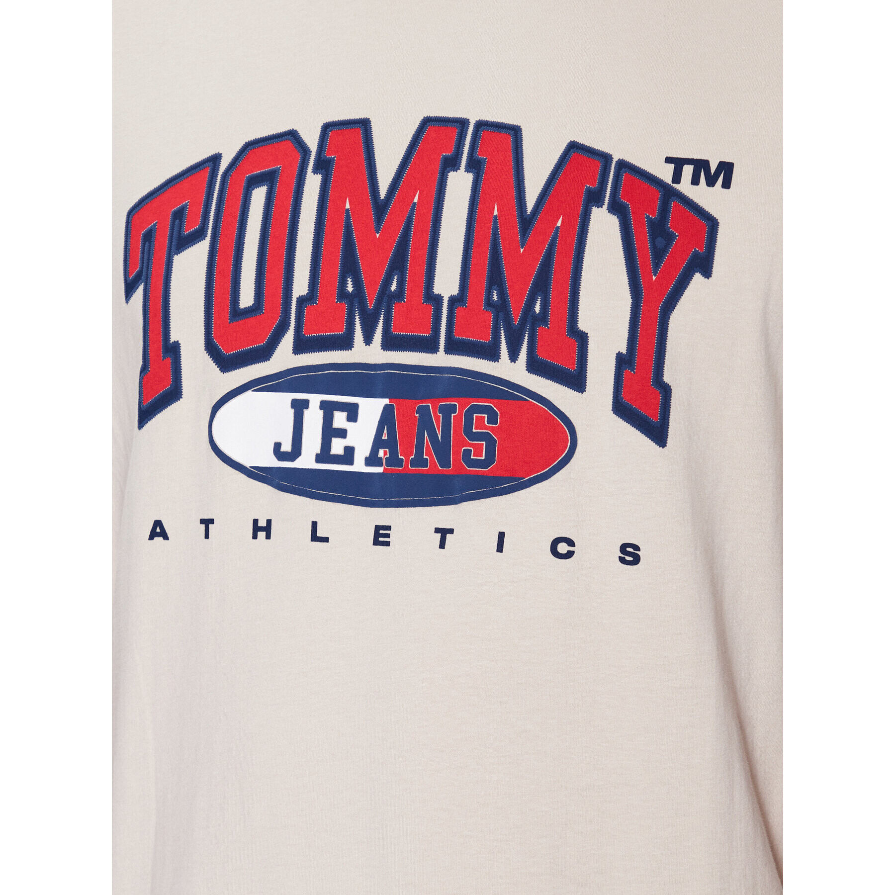 Tommy Jeans Tričko DM0DM16407 Béžová Relaxed Fit - Pepit.sk