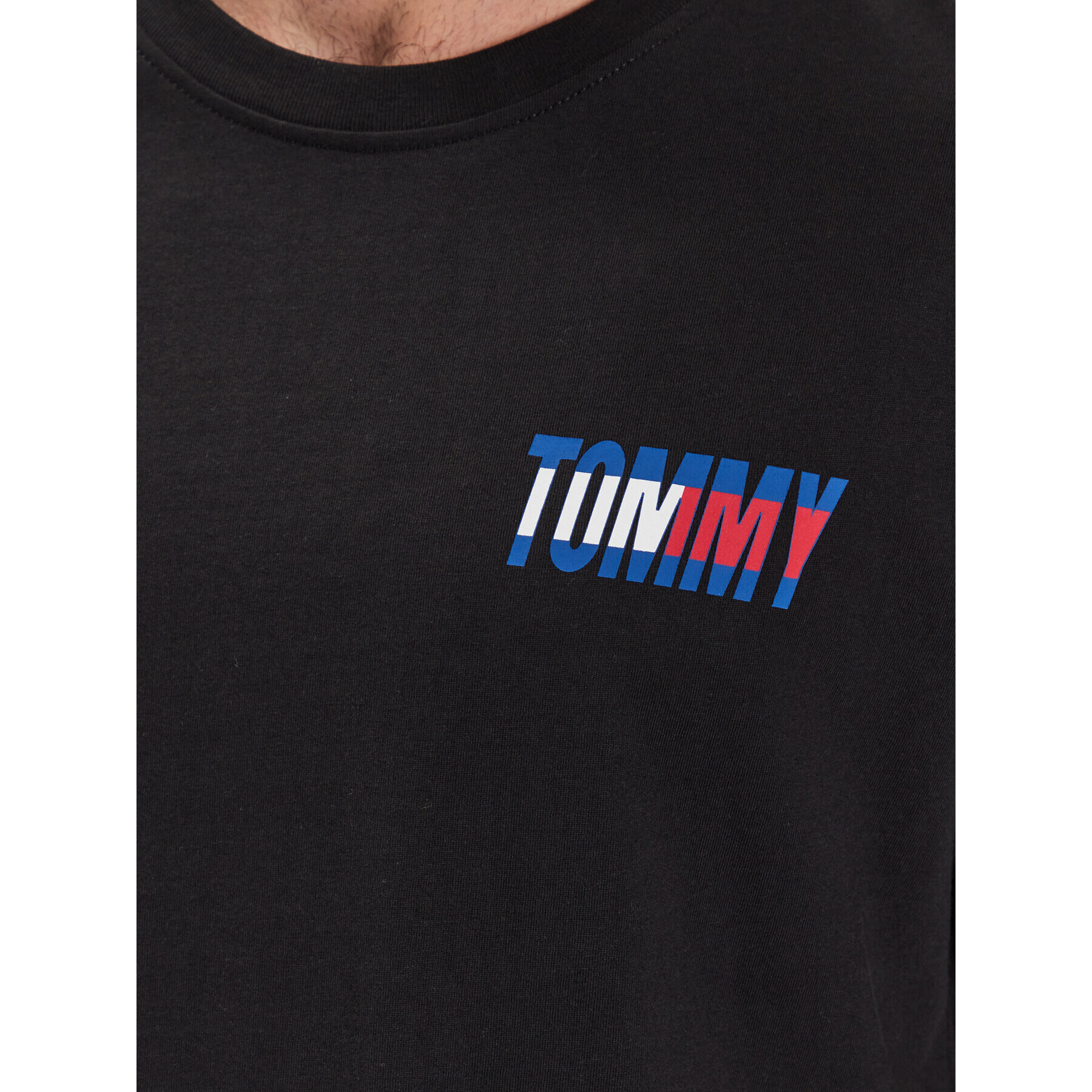 Tommy Jeans Tričko DM0DM16408 Čierna Regular Fit - Pepit.sk