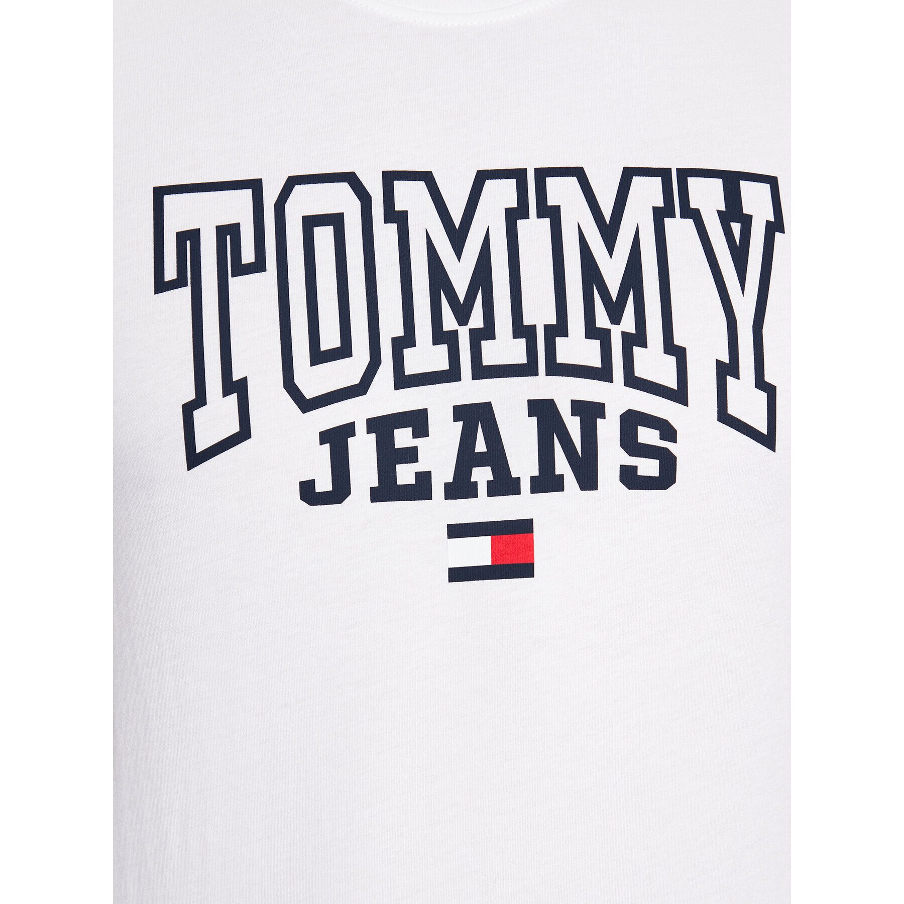 Tommy Jeans Tričko DM0DM16831 Biela Regular Fit - Pepit.sk