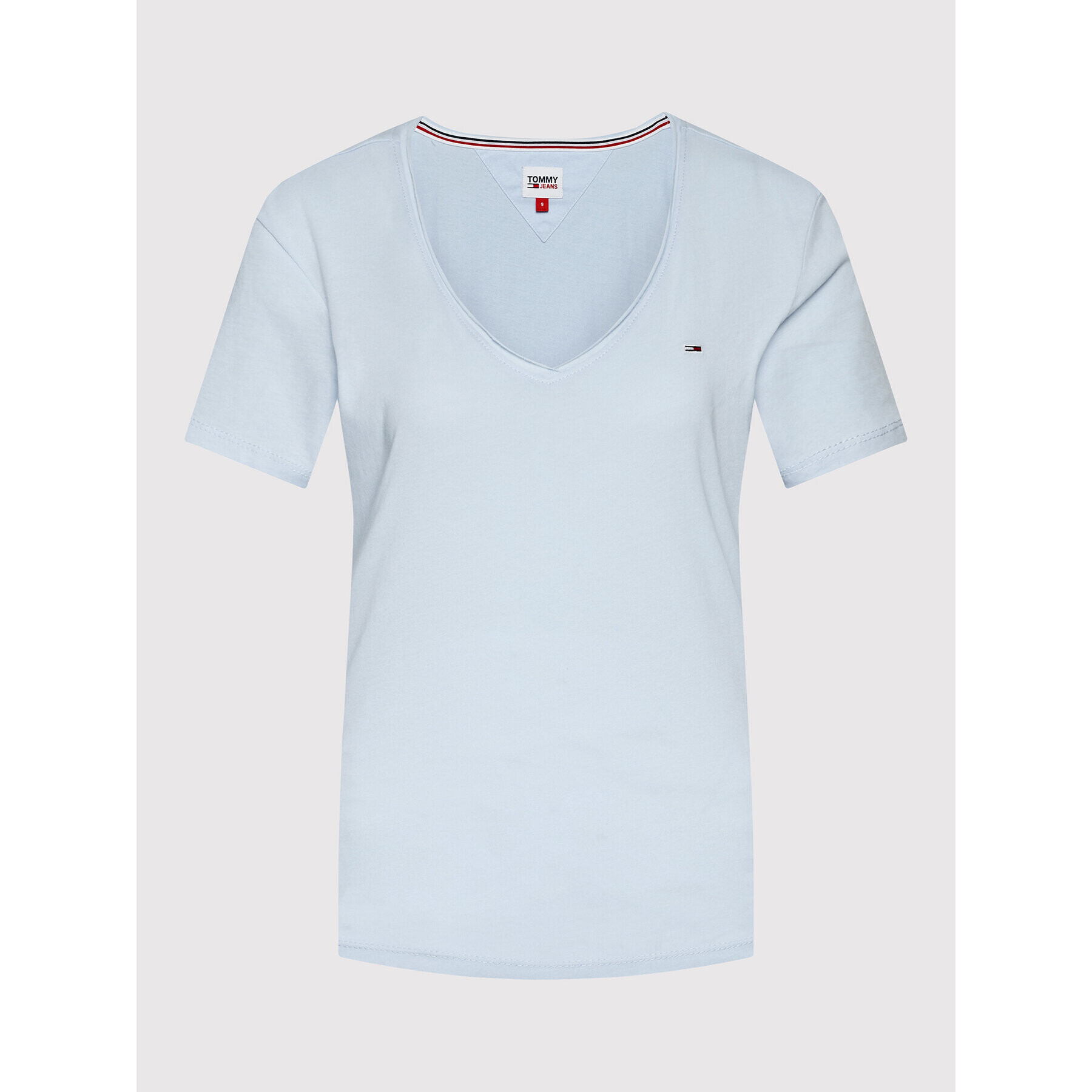 Tommy Jeans Tričko DW0DW09195 Modrá Slim Fit - Pepit.sk