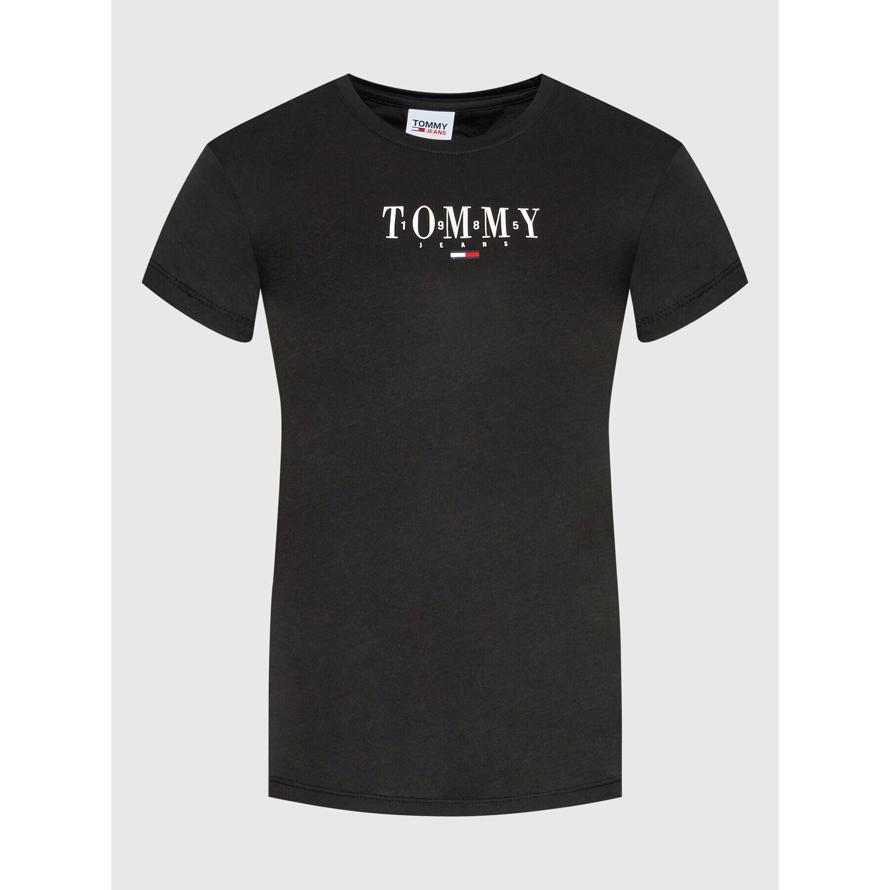 Tommy Jeans Tričko DW0DW12842 Čierna Slim Fit - Pepit.sk