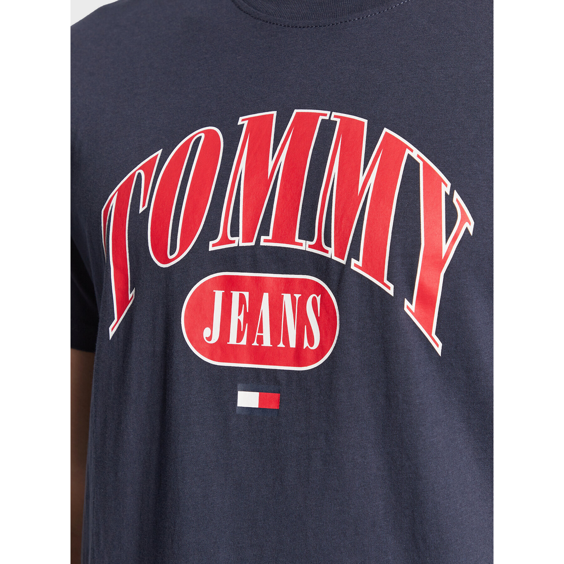 Tommy Jeans Tričko Entry DM0DM15675 Tmavomodrá Regular Fit - Pepit.sk