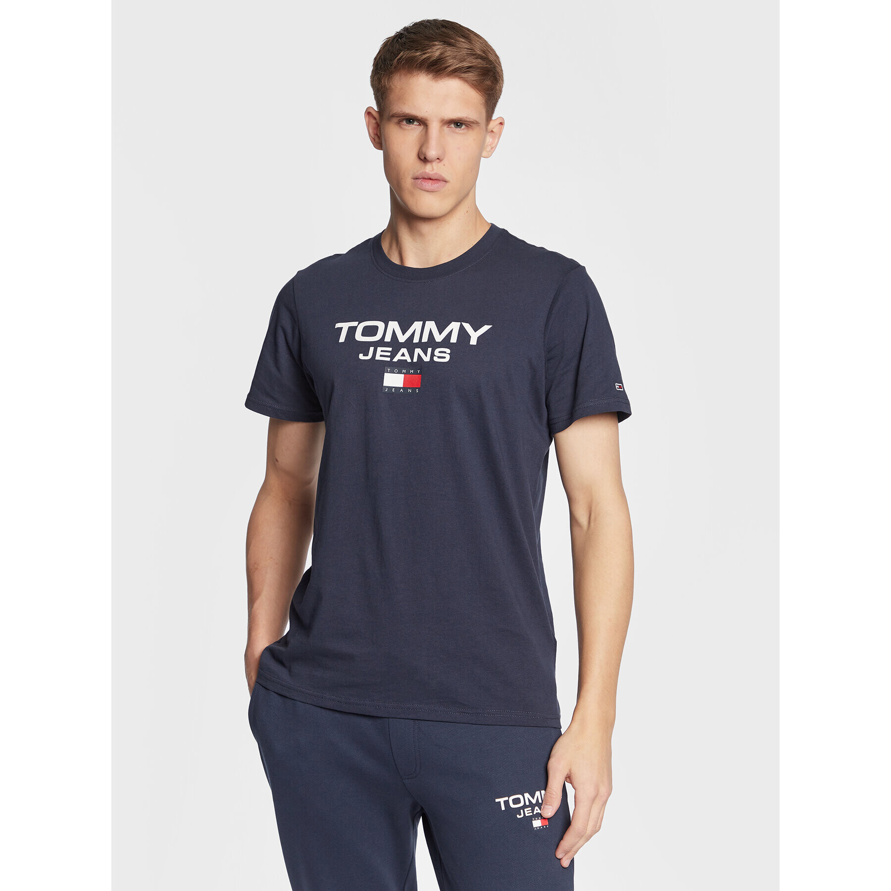 Tommy Jeans Tričko Entry DM0DM15682 Tmavomodrá Regular Fit - Pepit.sk