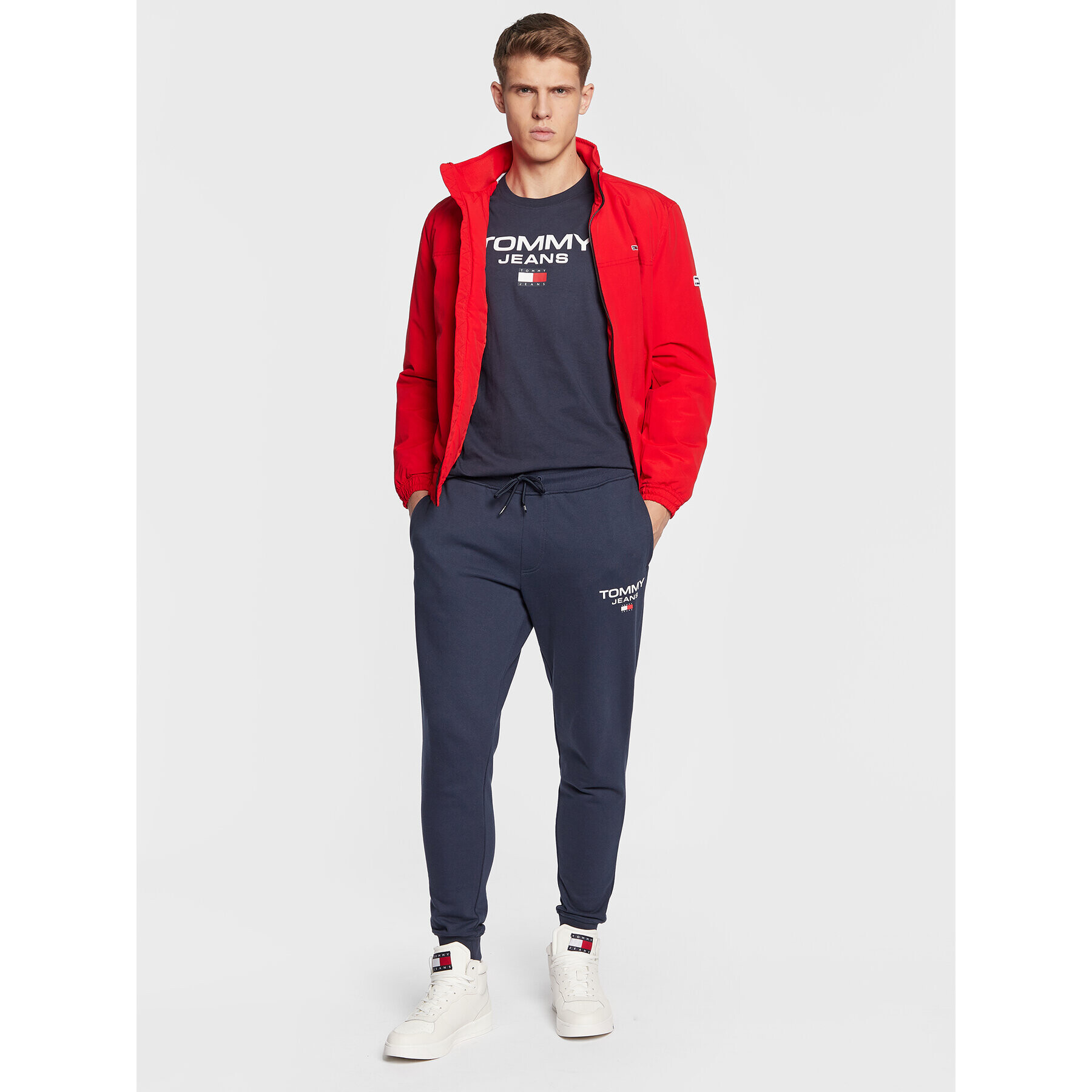 Tommy Jeans Tričko Entry DM0DM15682 Tmavomodrá Regular Fit - Pepit.sk