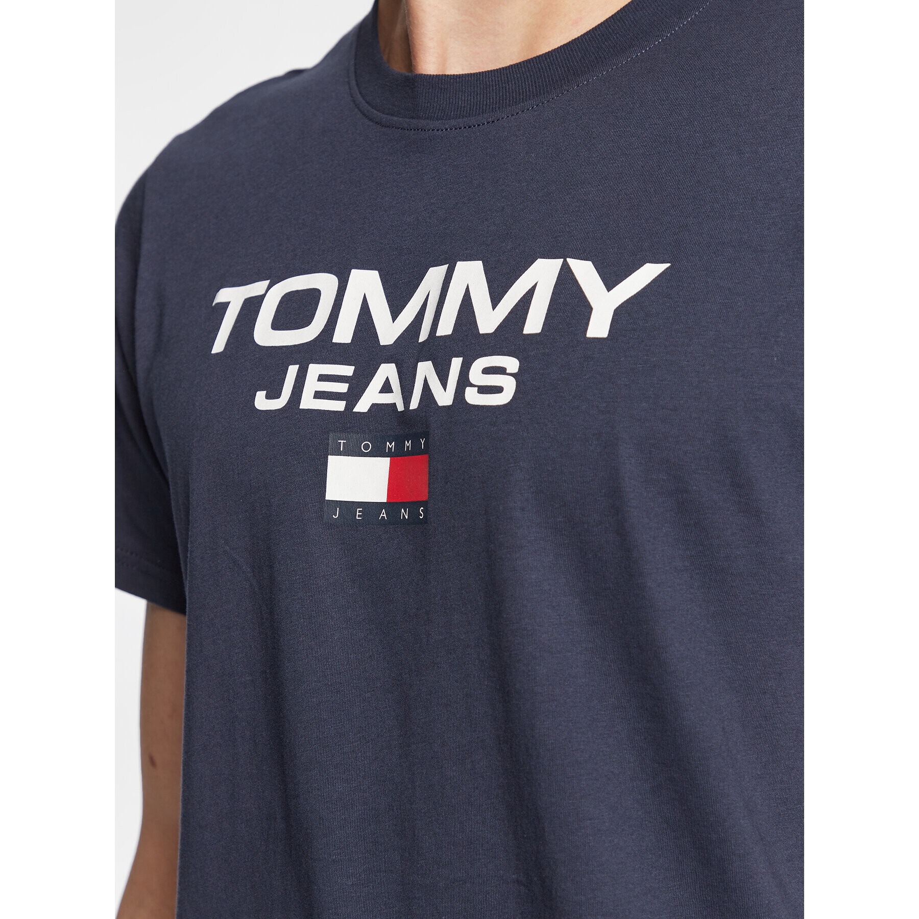 Tommy Jeans Tričko Entry DM0DM15682 Tmavomodrá Regular Fit - Pepit.sk