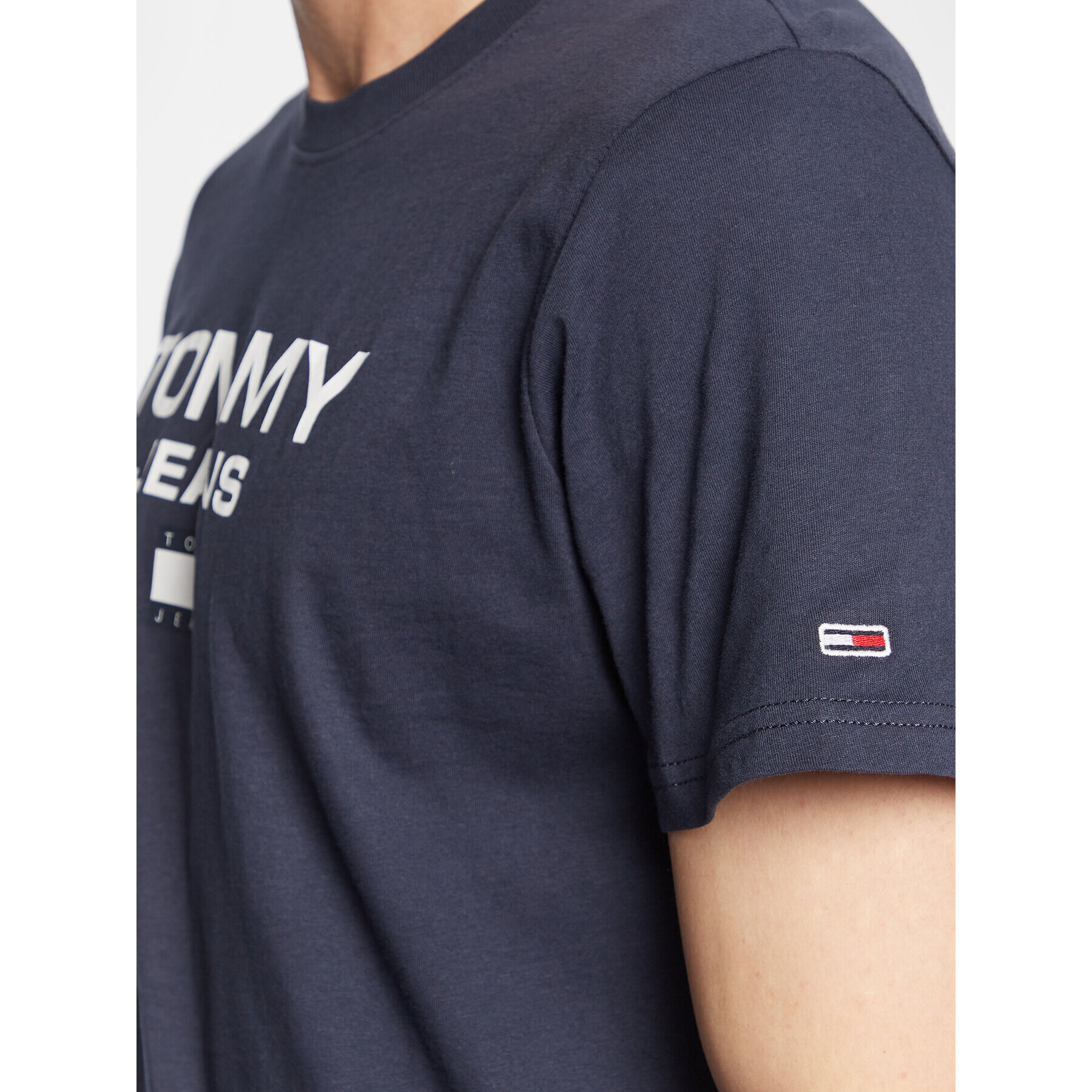 Tommy Jeans Tričko Entry DM0DM15682 Tmavomodrá Regular Fit - Pepit.sk