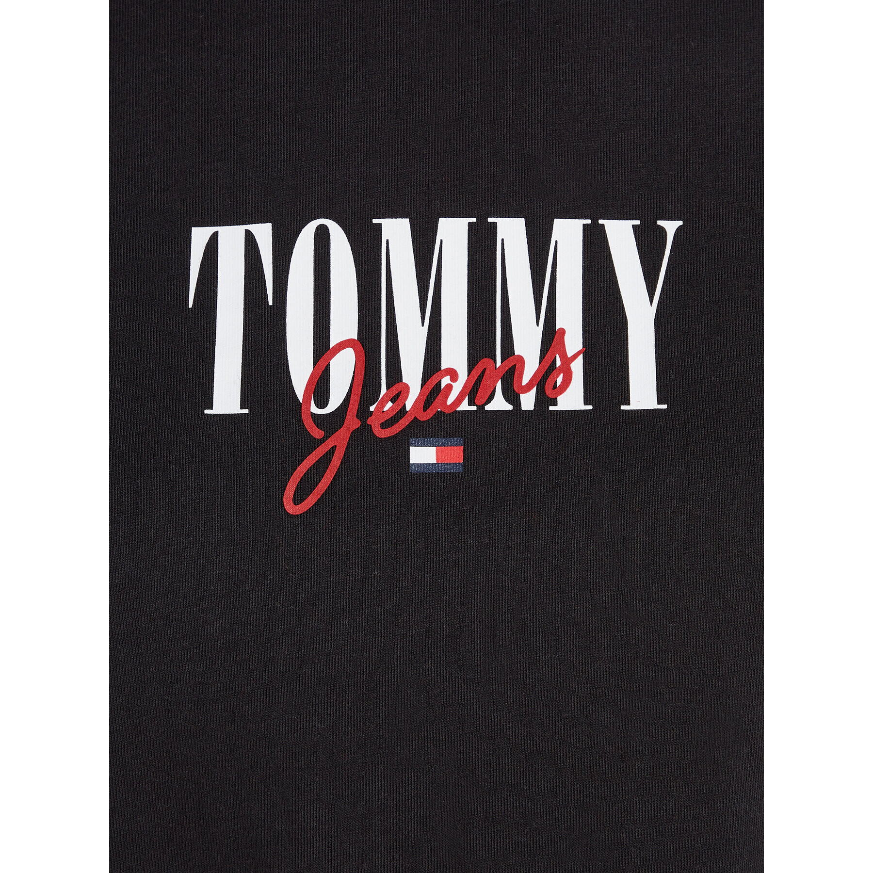 Tommy Jeans Tričko Essential Logo DW0DW16441 Čierna Relaxed Fit - Pepit.sk