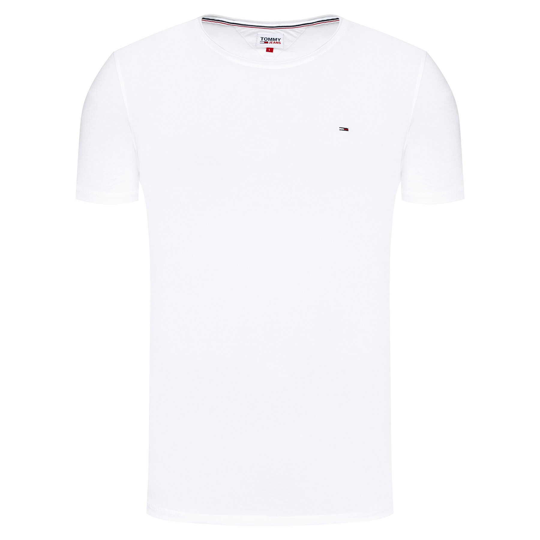 Tommy Jeans Tričko Jaspe Biela Slim Fit - Pepit.sk