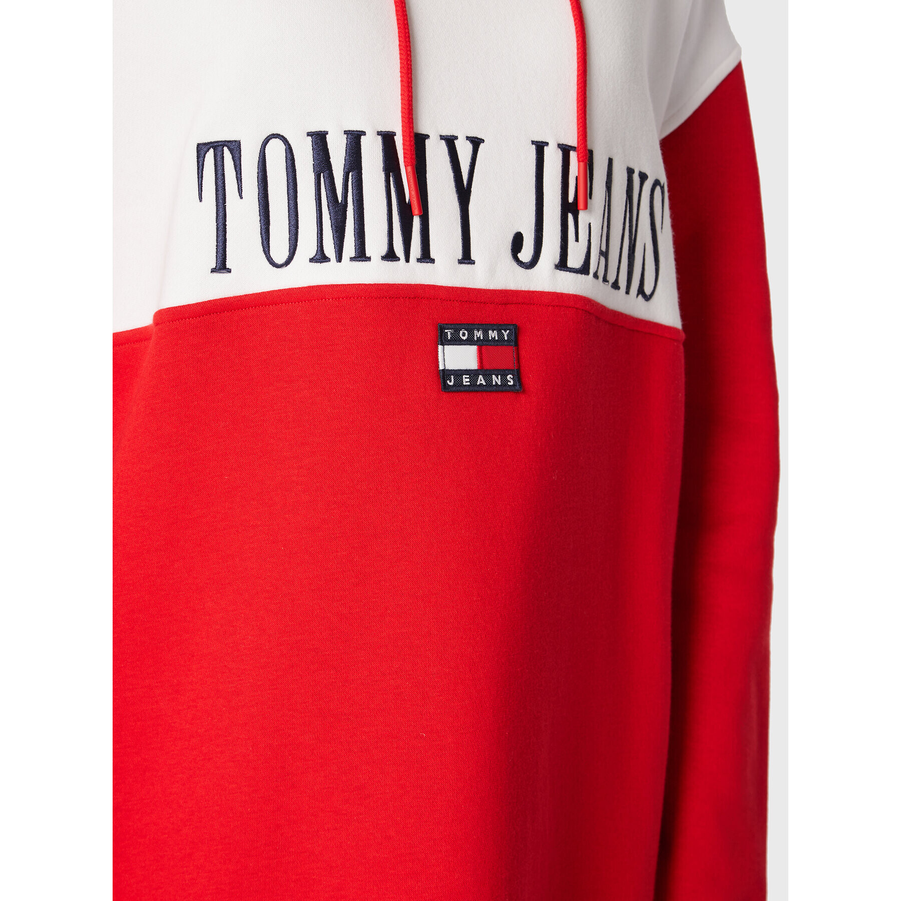 Tommy Jeans Úpletové šaty Archive 1 DW0DW14399 Červená Regular Fit - Pepit.sk