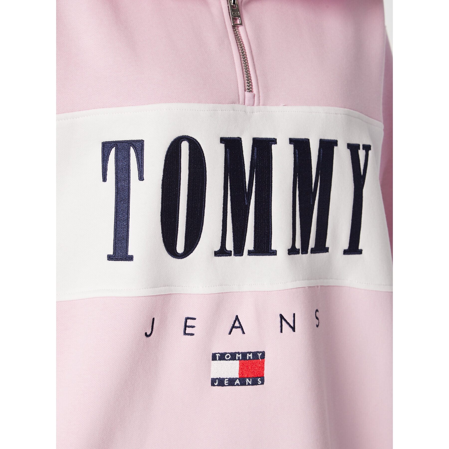 Tommy Jeans Úpletové šaty Auth Serif 2 DW0DW14413 Ružová Regular Fit - Pepit.sk