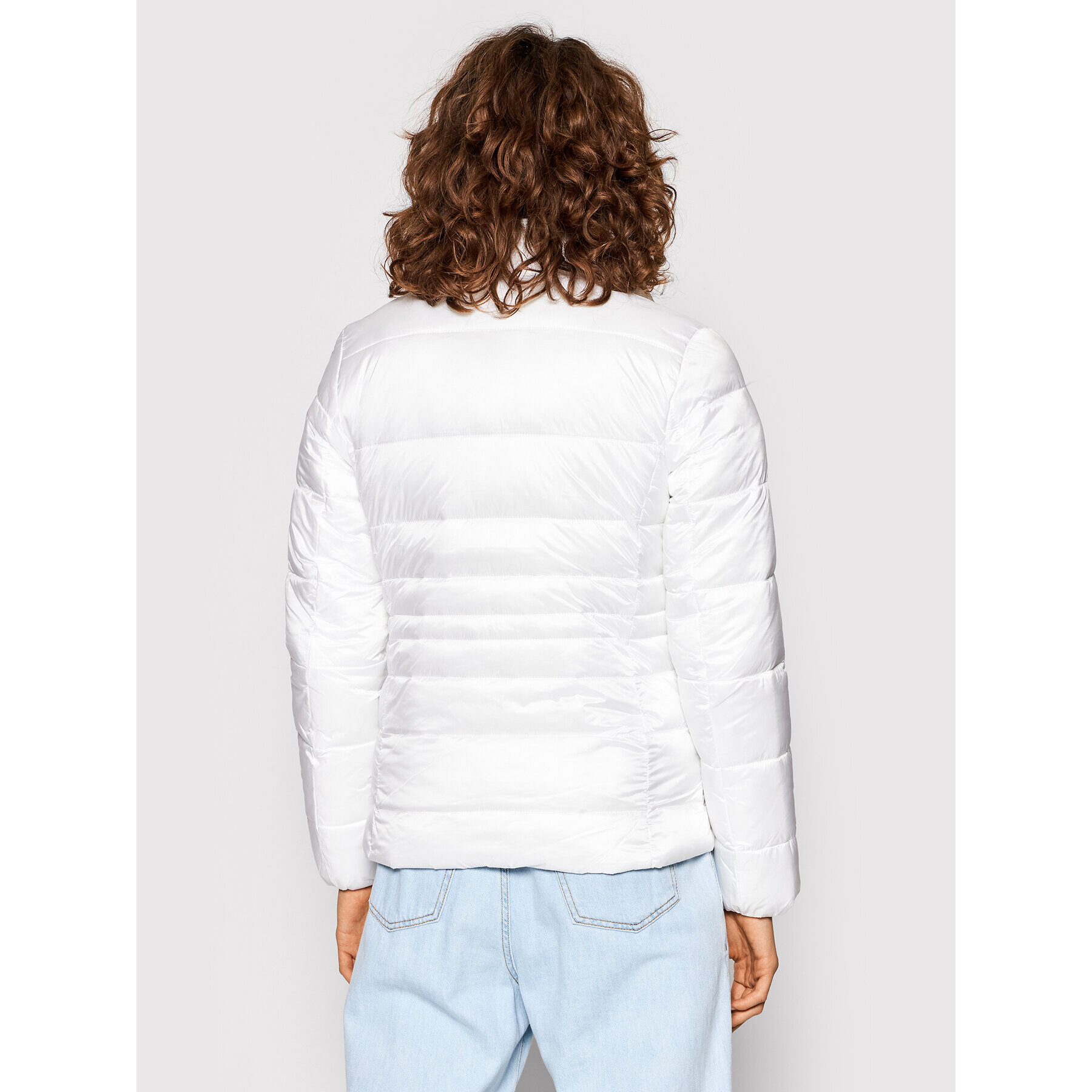 Tommy Jeans Vatovaná bunda Quilted Tape Detail DW0DW09340 Biela Regular Fit - Pepit.sk