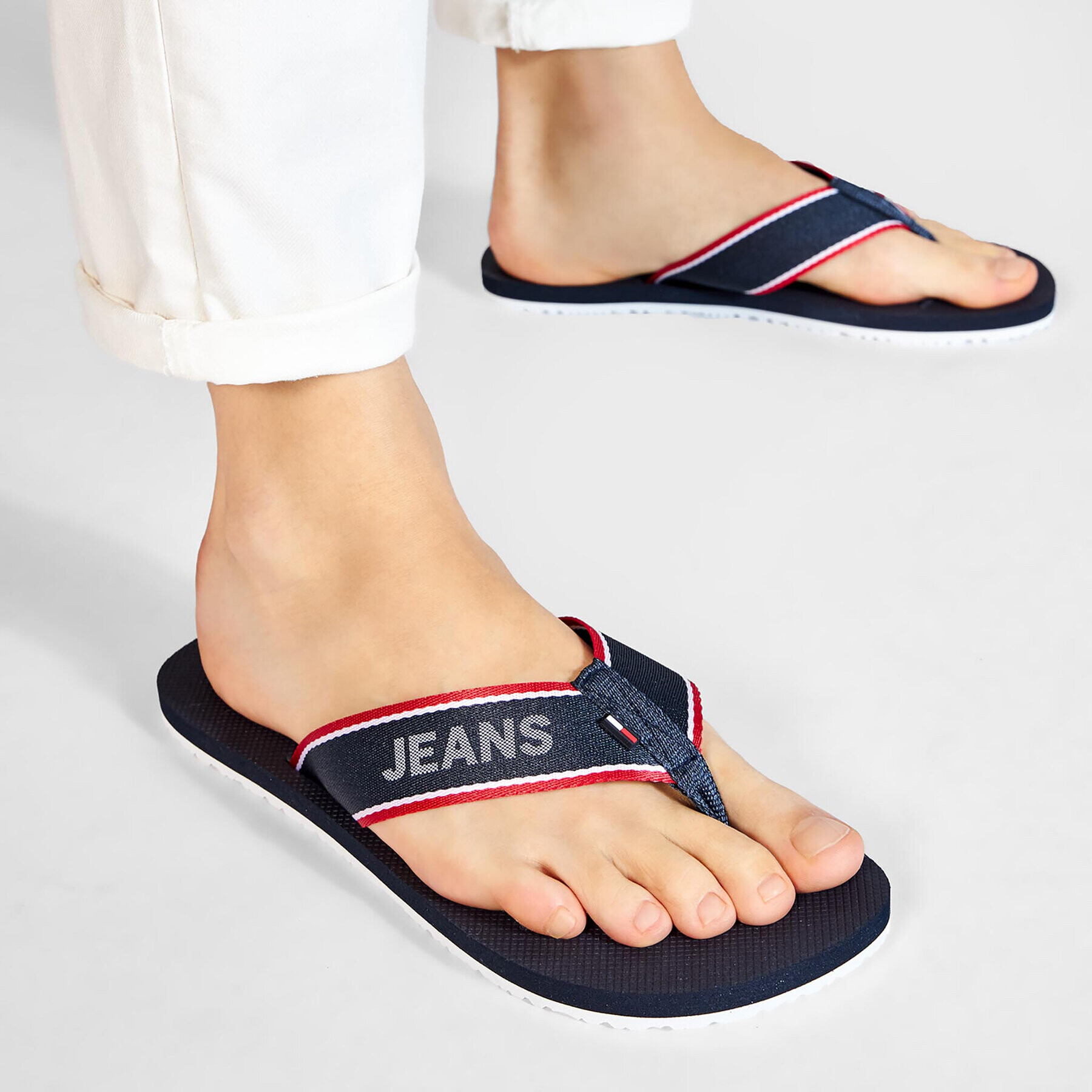 Tommy Jeans Žabky Comfort Footbed Neach Sandal EM0EM00693 Tmavomodrá - Pepit.sk