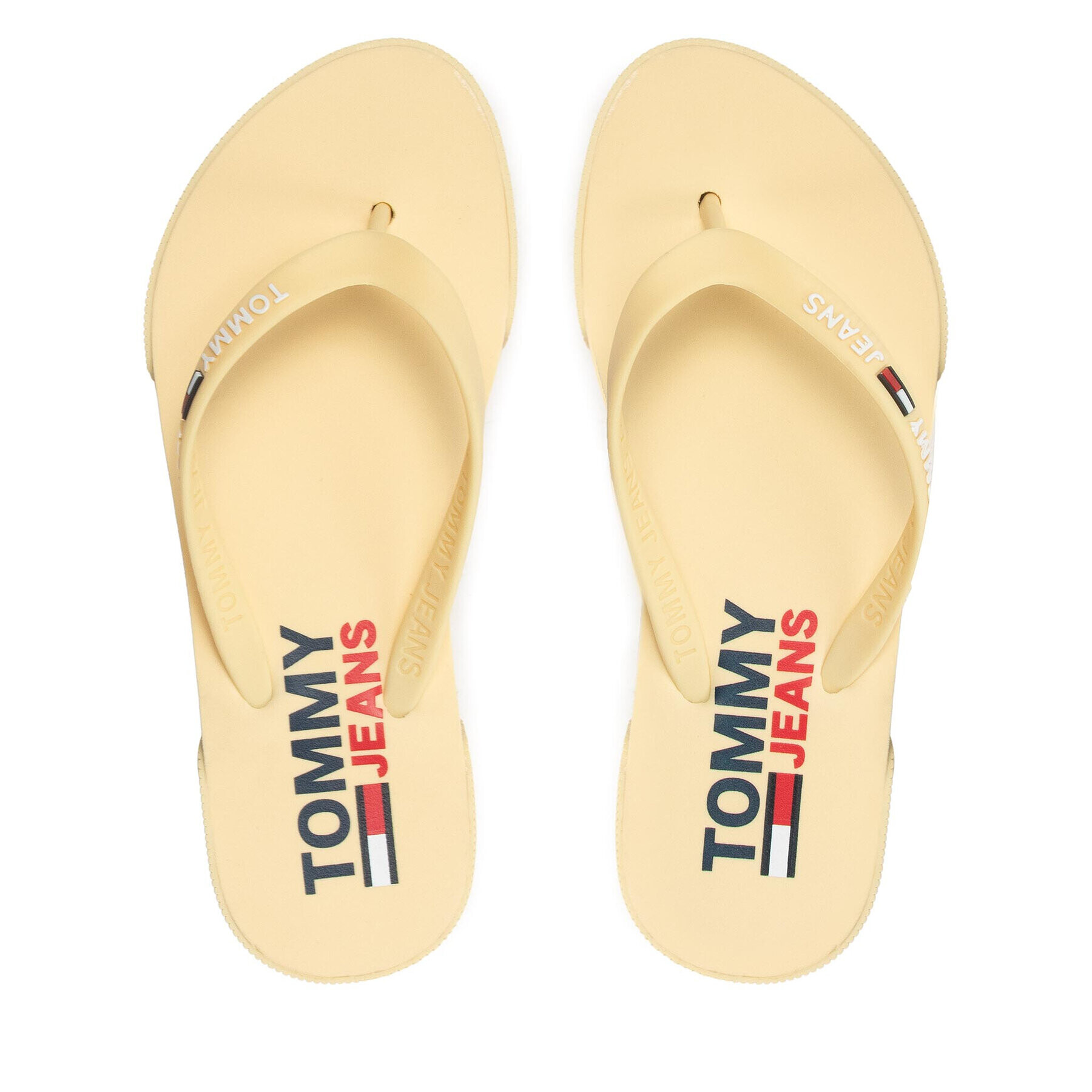 Tommy Jeans Žabky Flag Tommy Jeanns Beach Sandal EN0EN01855 Žltá - Pepit.sk