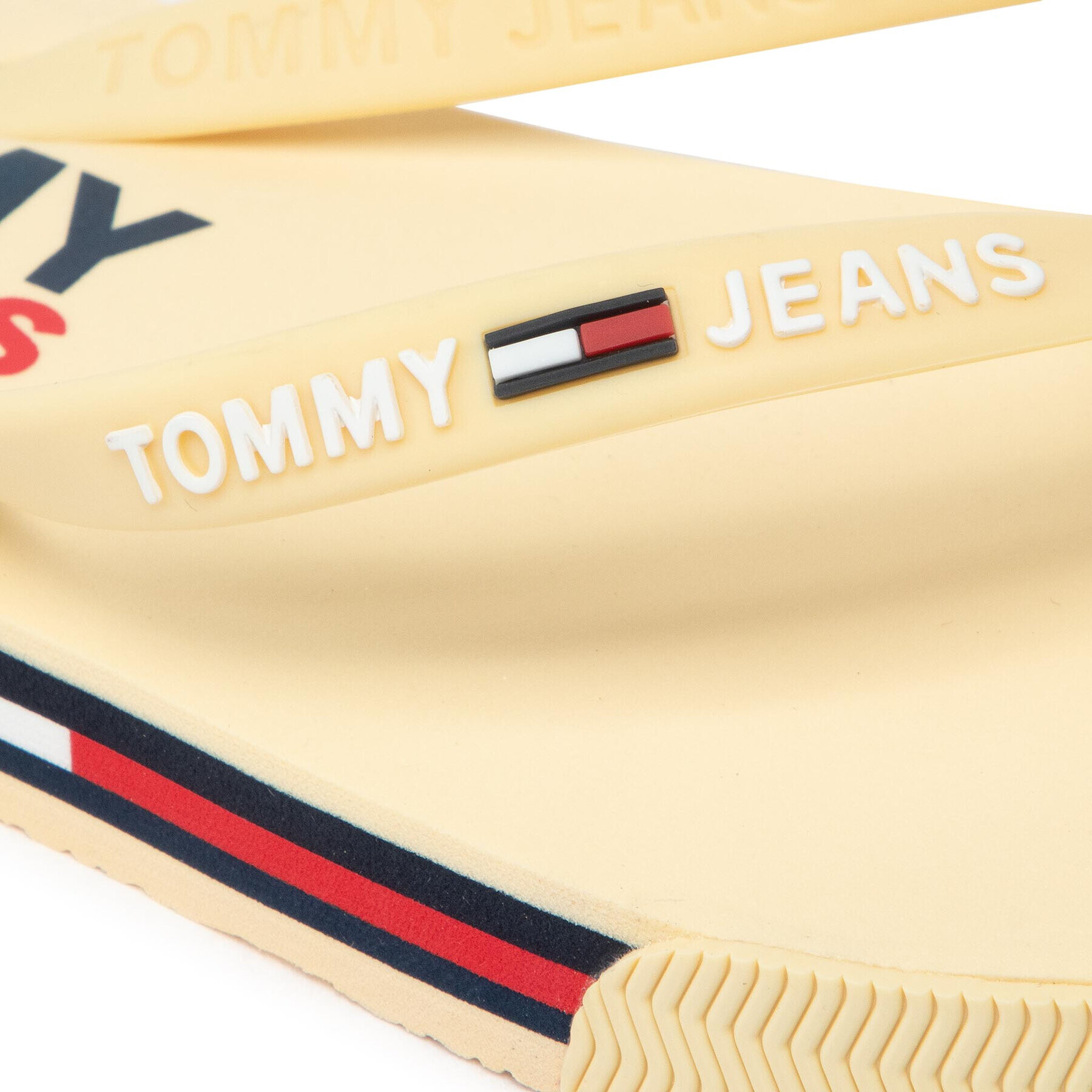 Tommy Jeans Žabky Flag Tommy Jeanns Beach Sandal EN0EN01855 Žltá - Pepit.sk